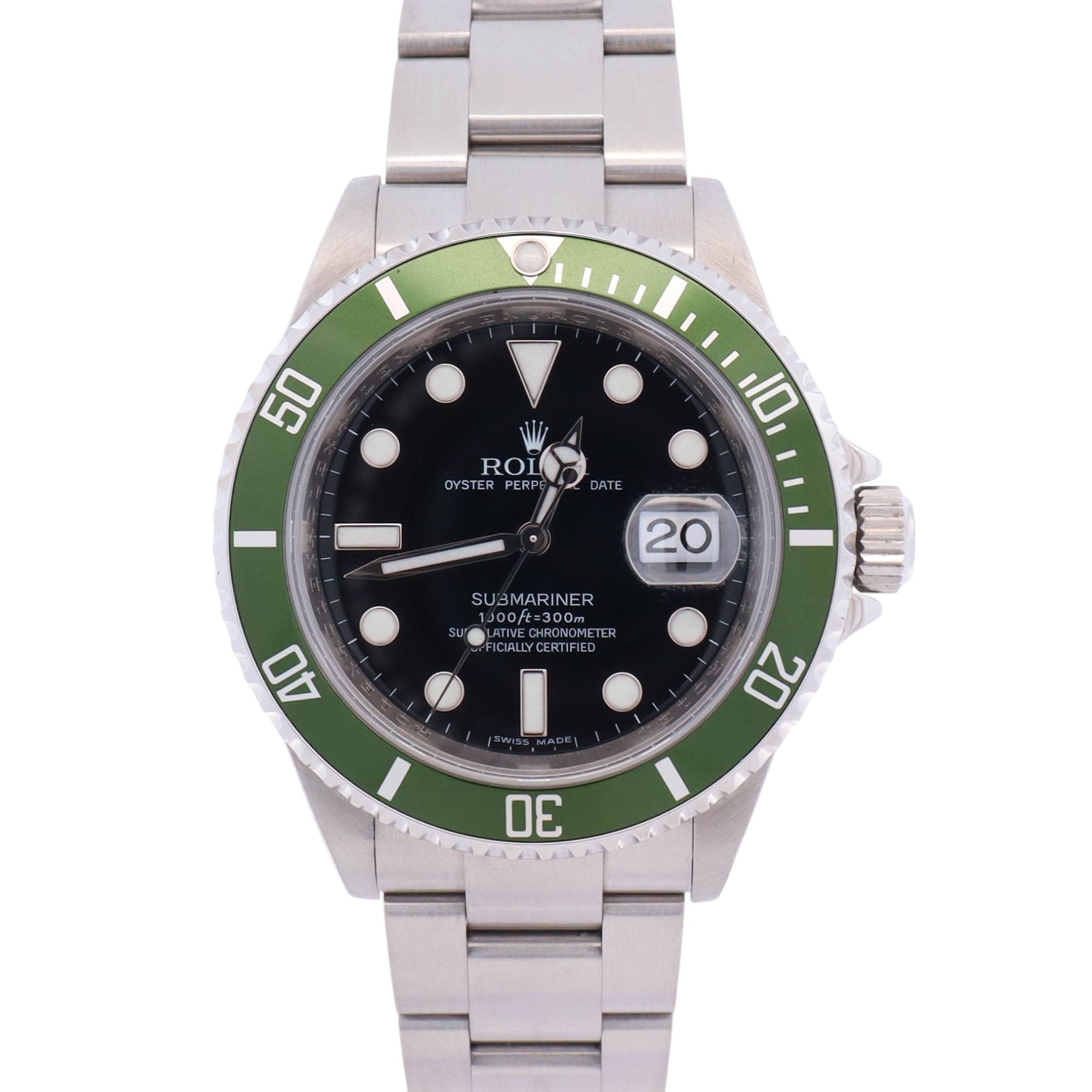 Rolex Submariner 40mm Black Dial Watch Ref# 16610LV