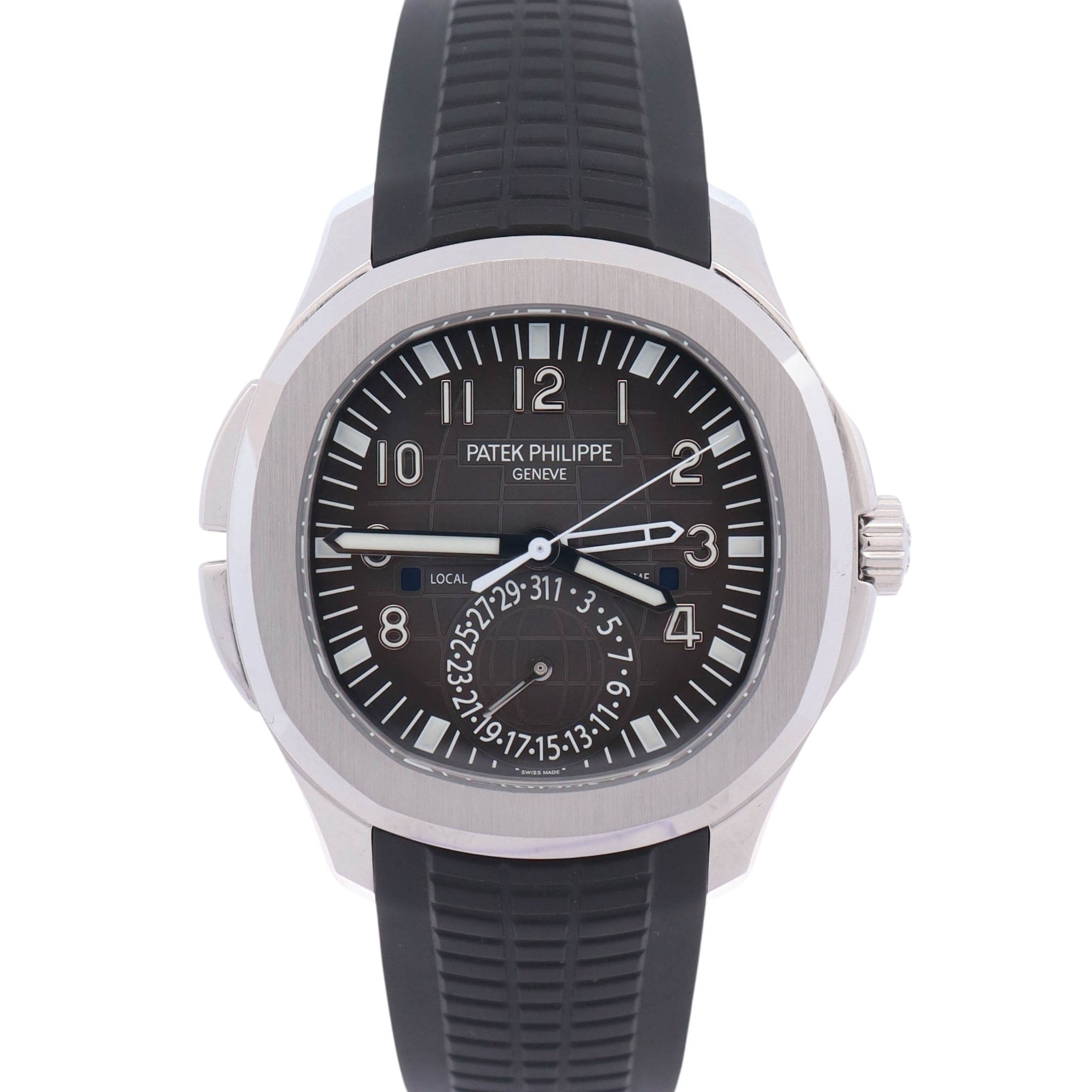 Patek Philippe Aquanaut 40mm Black Dial Watch Ref# 5164A-001
