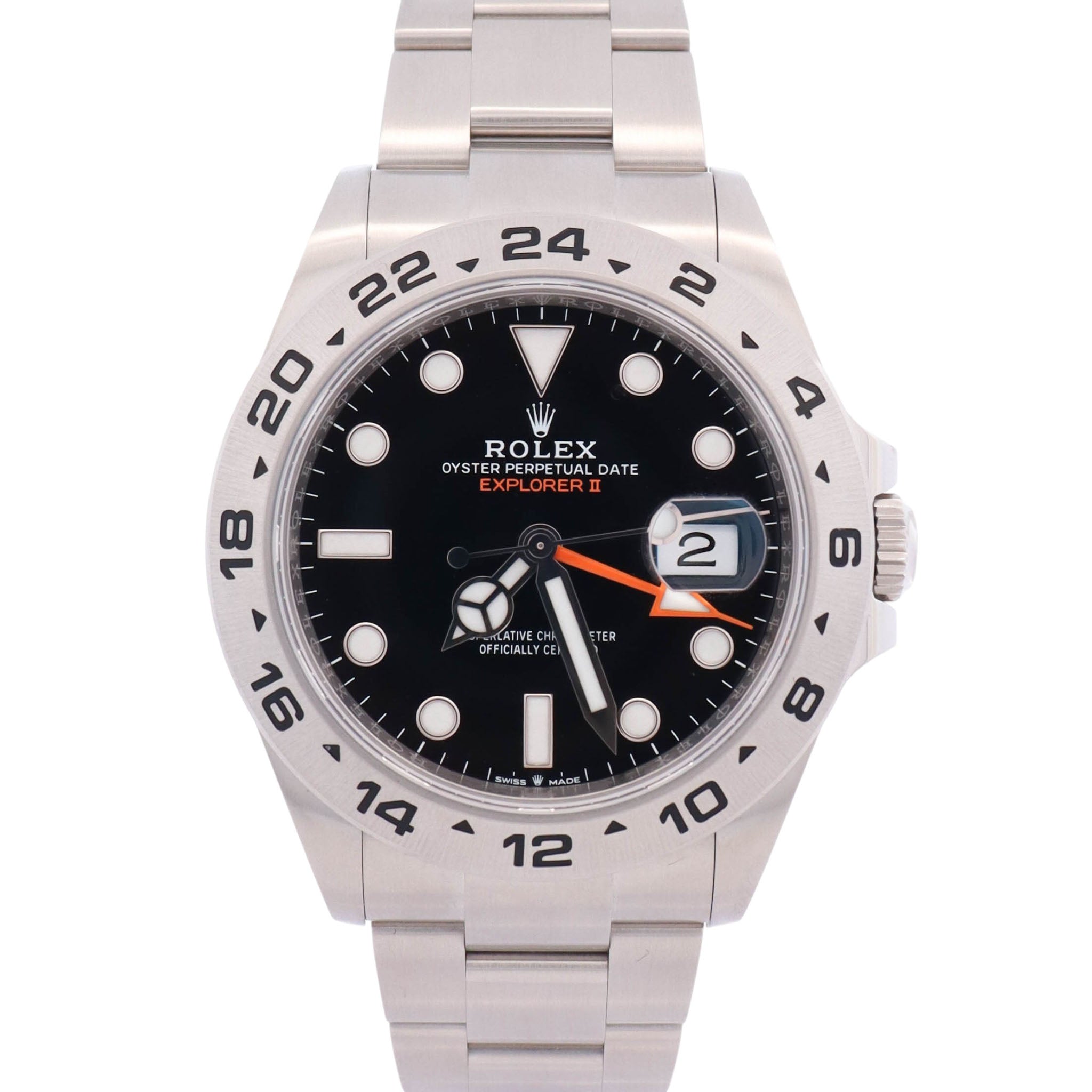 Rolex Explorer II 42mm Black Dial Watch Ref# 226570