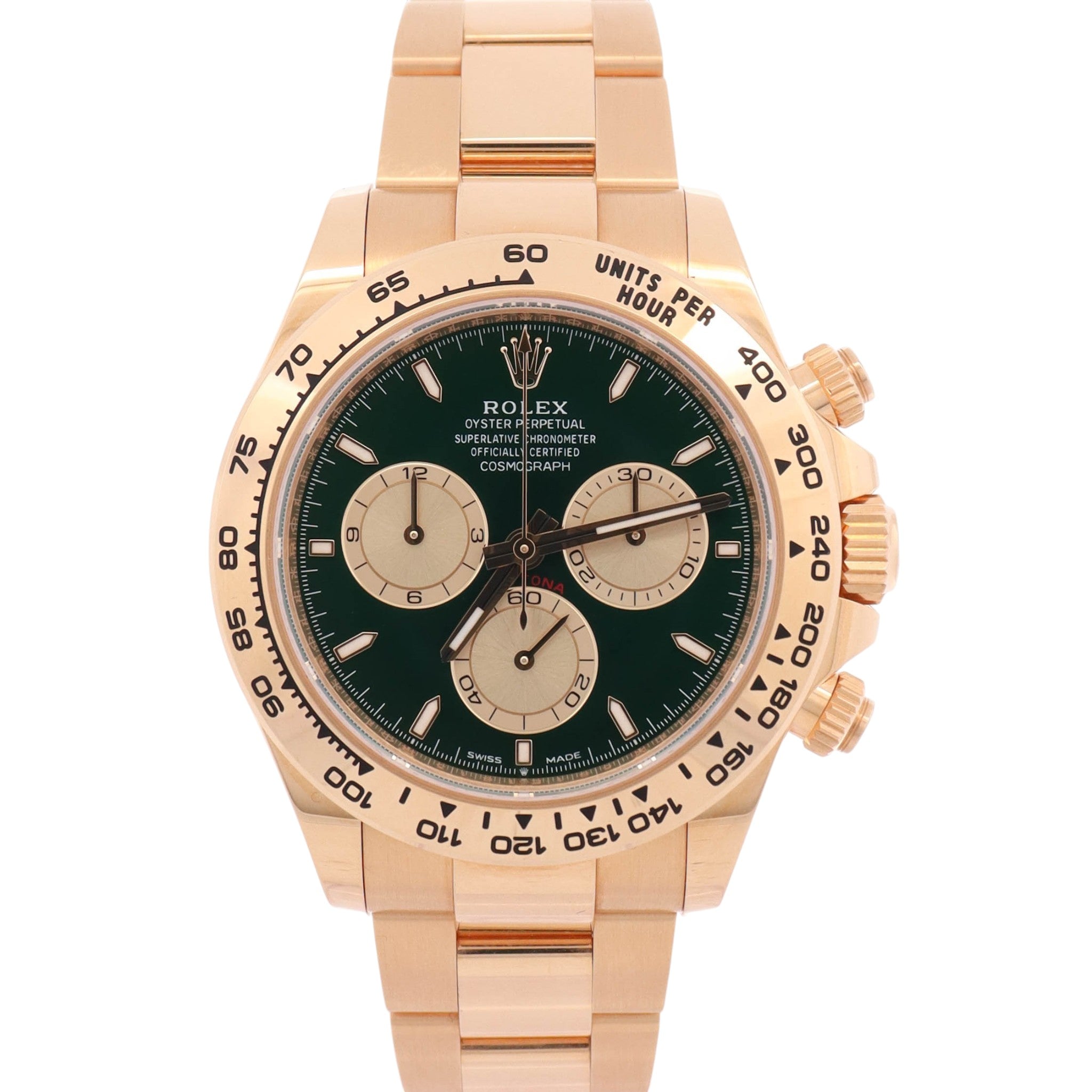 Rolex Daytona 40mm Green Dial Watch Ref# 126508
