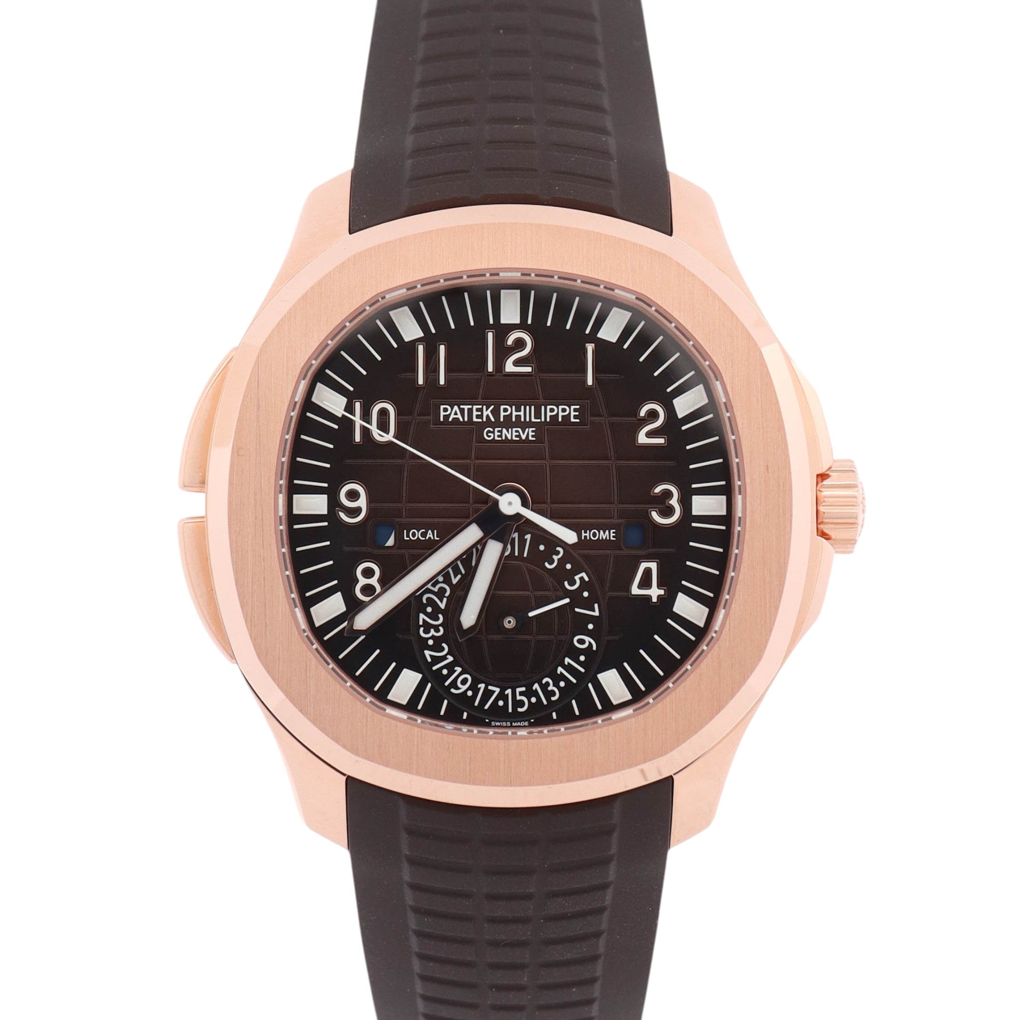 Patek Philippe Aquanaut 40.8mm Brown Dial Watch Ref# 5164R-001