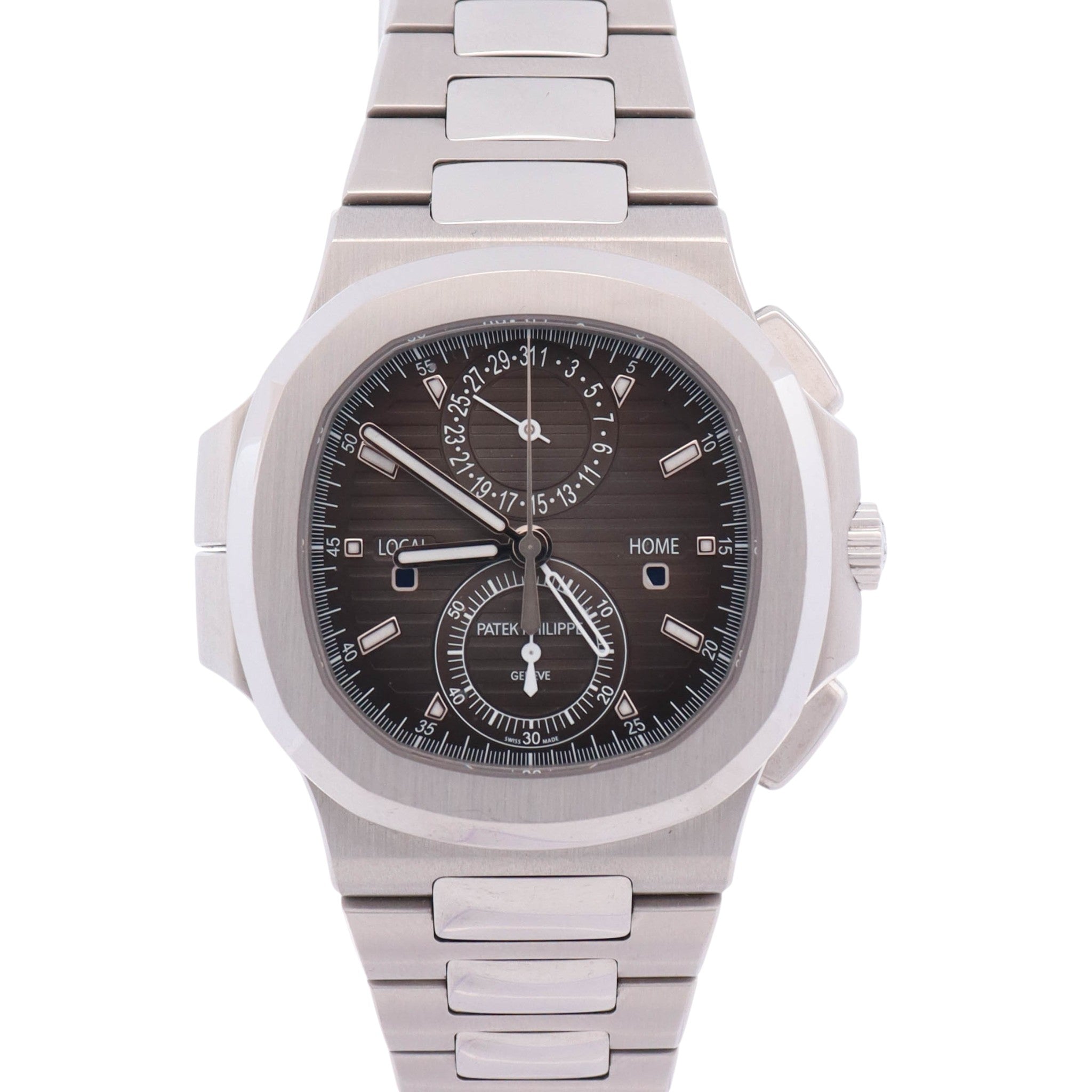 Patek Philippe Nautilus 40.5mm Grey Dial Watch Ref# 5990/1A-001