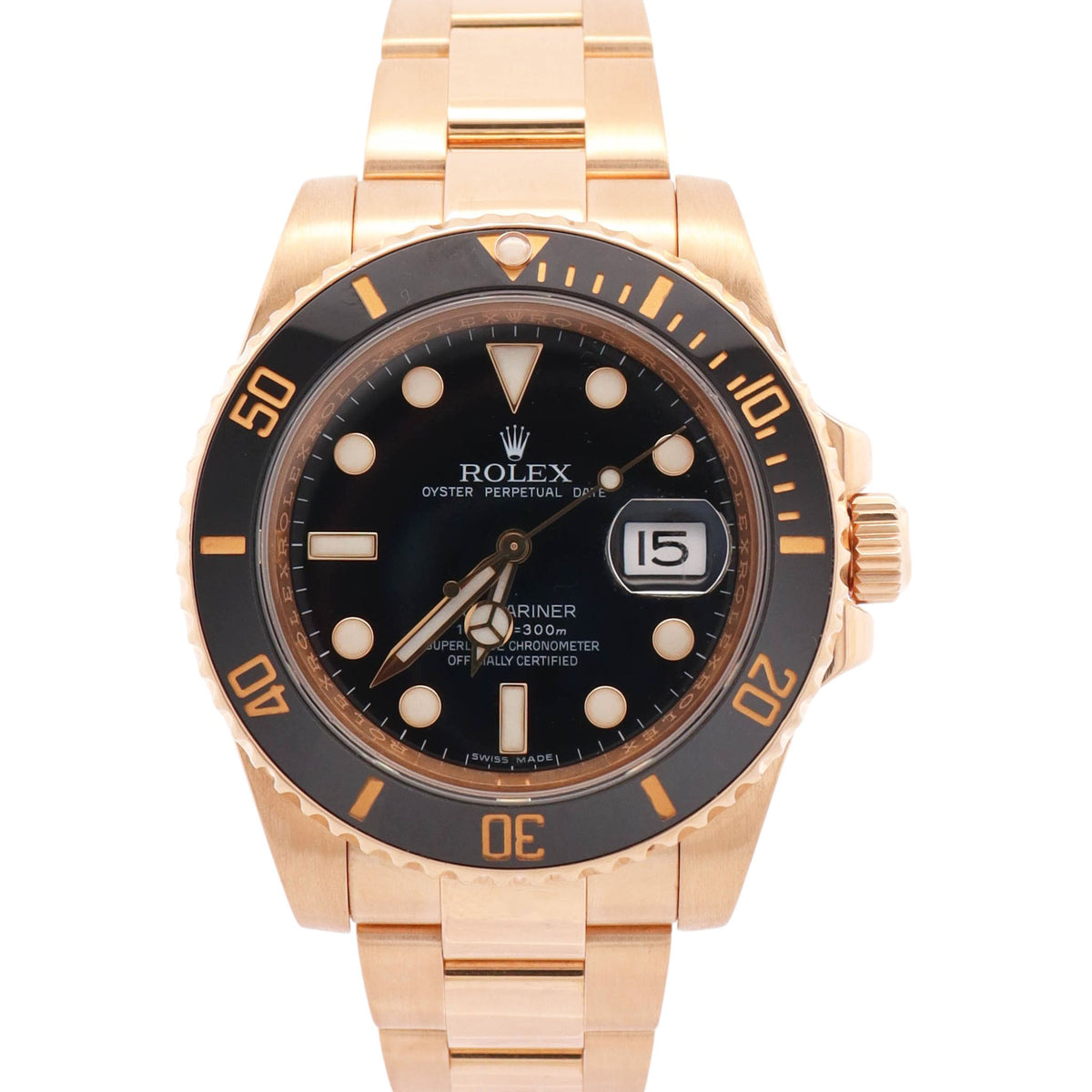 Rolex Submariner 40mm Black Dial Ref# 116618LN