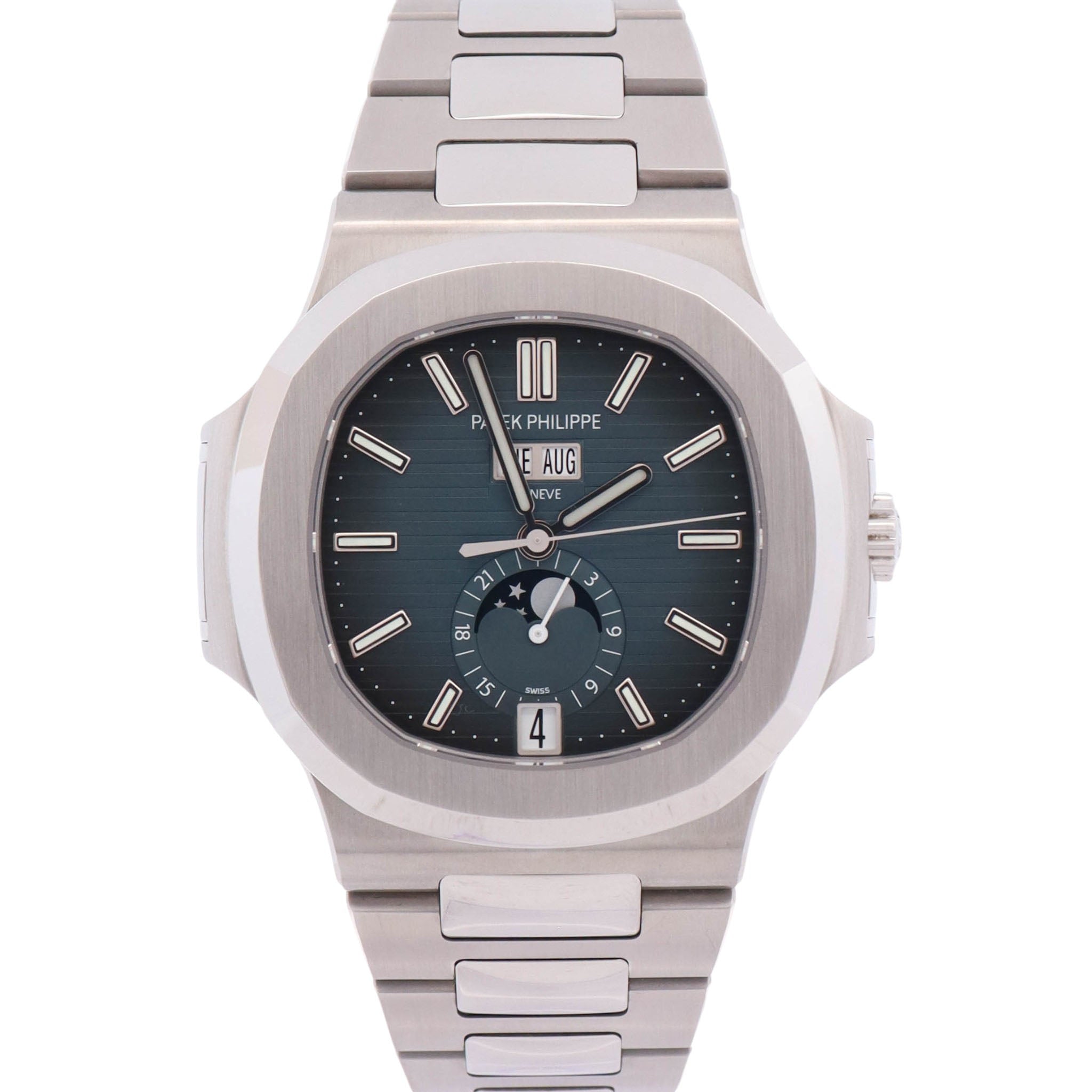 Patek Philippe Nautilus 40mm Blue Dial Watch Ref # 5726/1A-014