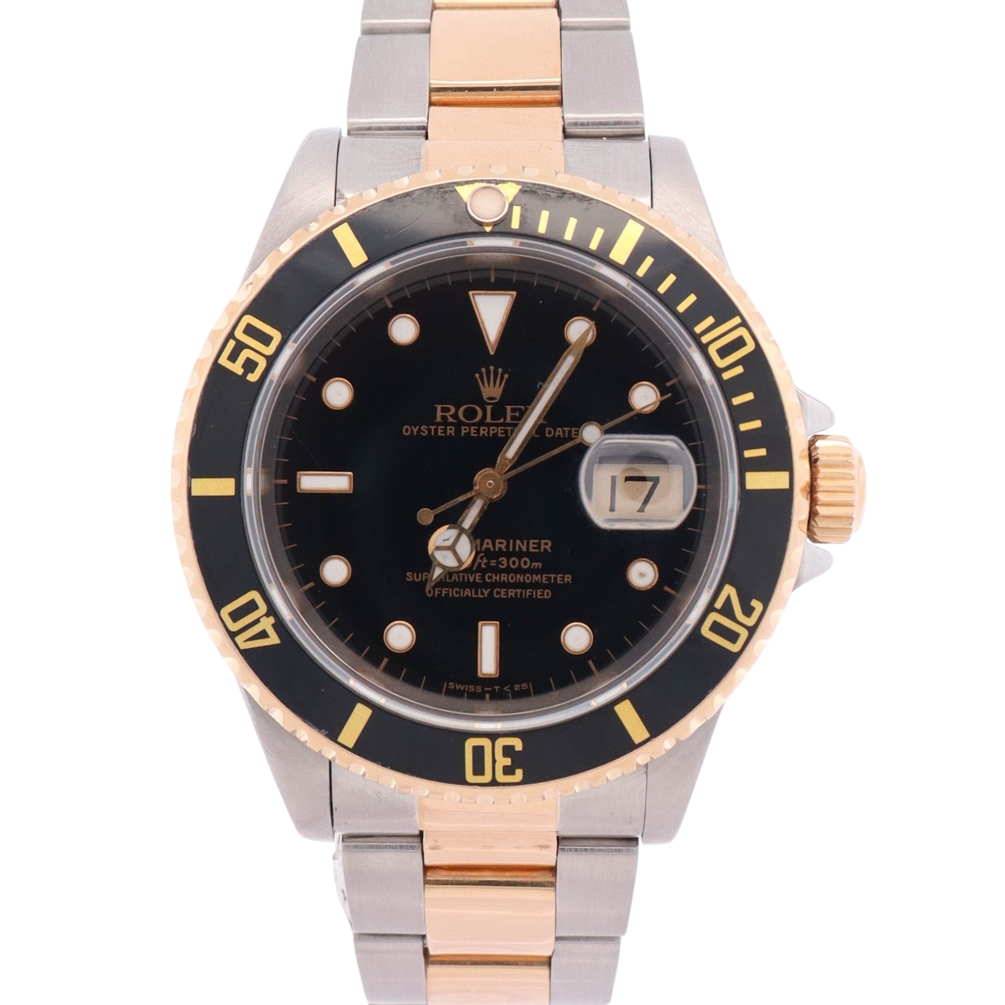 Rolex Submariner 40mm Black Dial Watch Ref# 16613