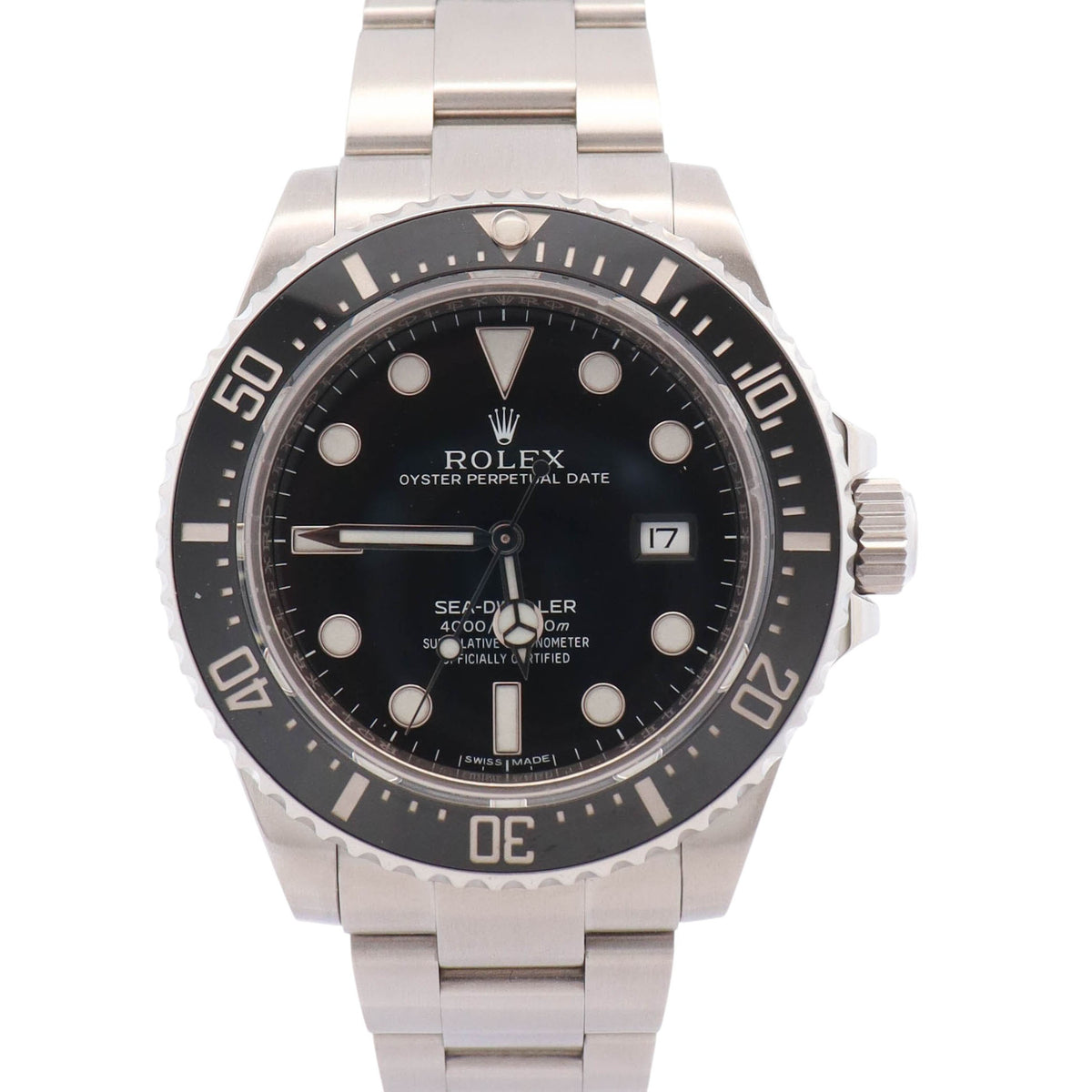 Rolex Sea Dweller 4000 Black Dial Watch Ref# 116600
