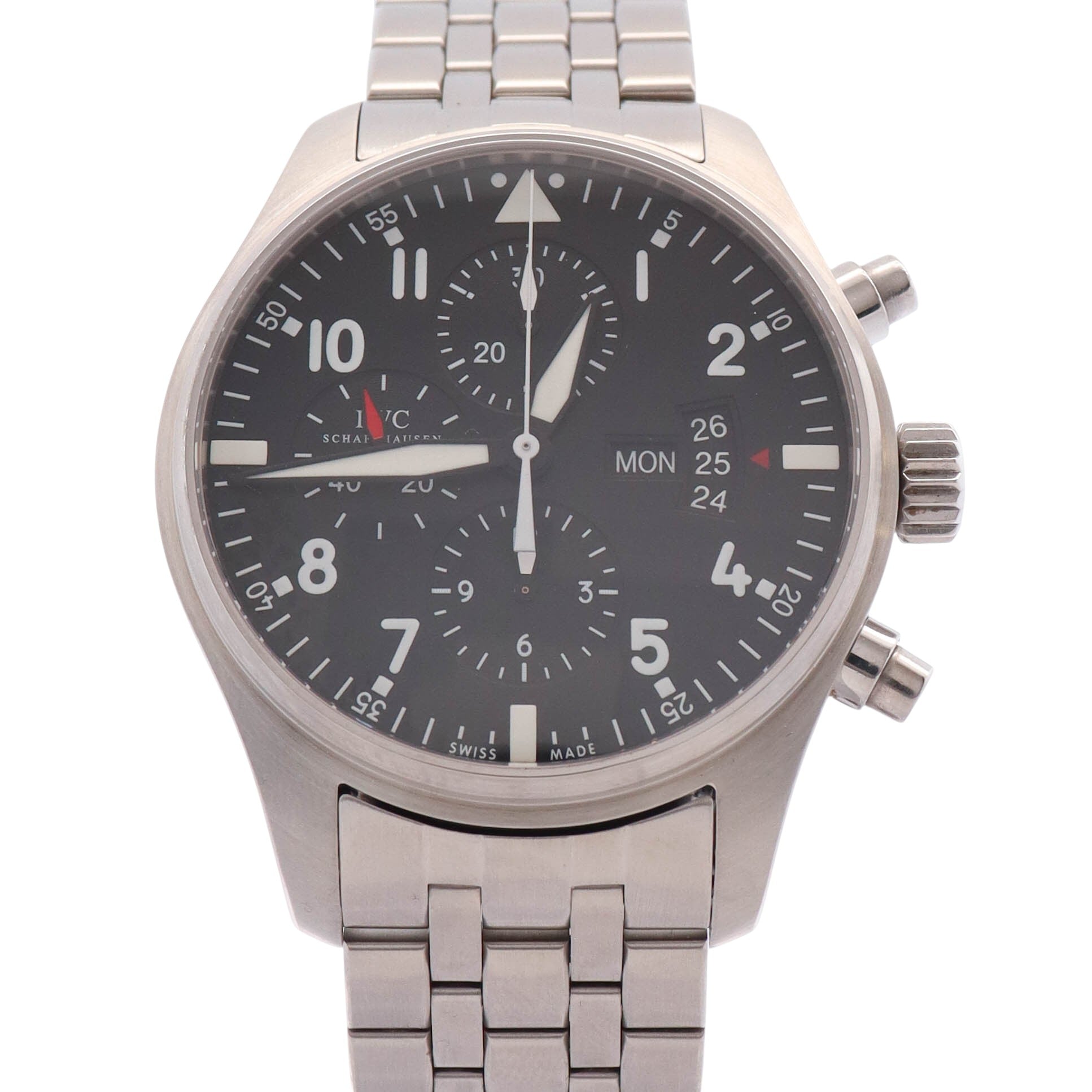 IWC Pilot 44mm Black Dial Watch Ref# IW377704