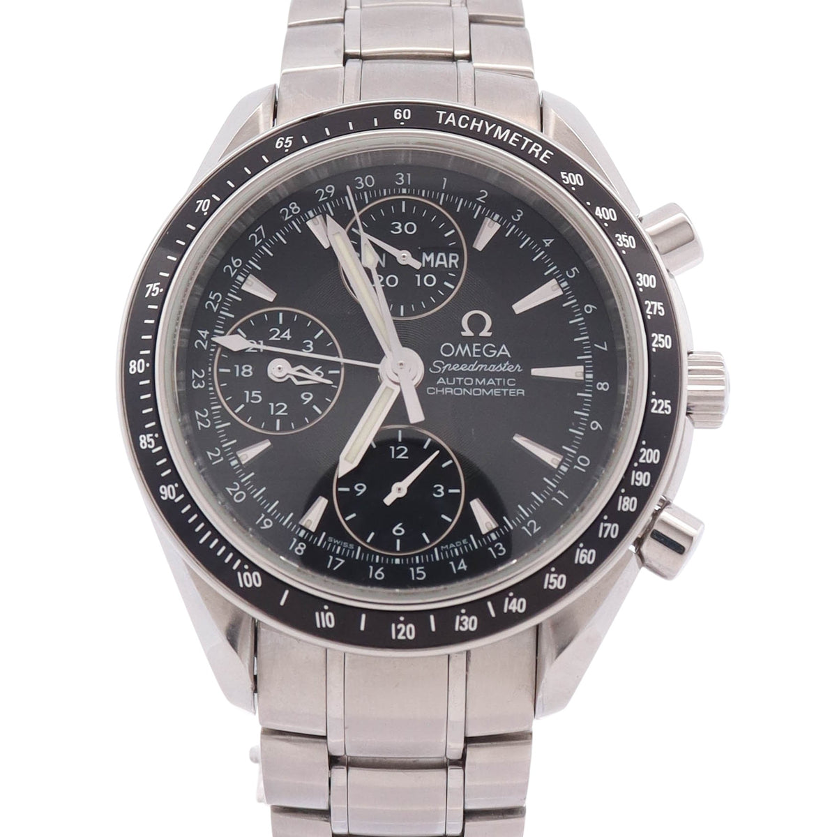 Omega Speedmaster 40mm Black Dial Watch Ref# 3220.50.00