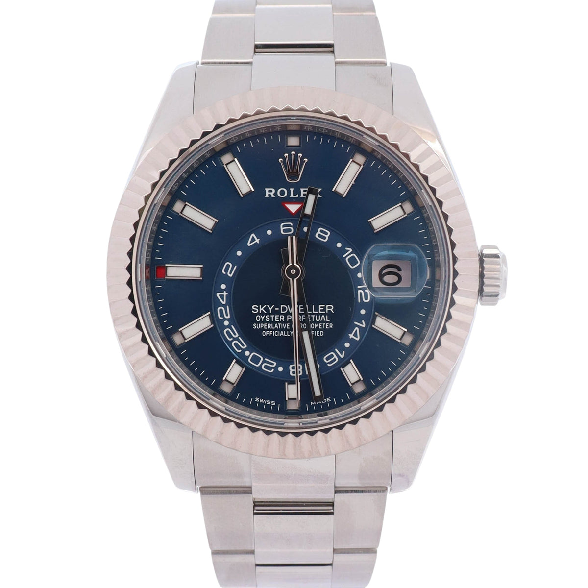 Rolex Sky-Dweller 42mm Blue Dial Watch Ref# 336934