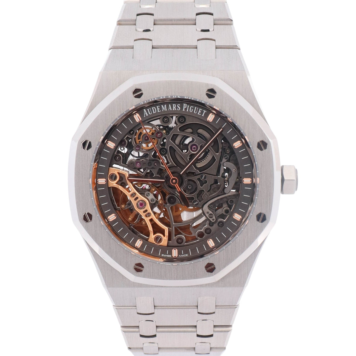 Audemars Piguet Royal Oak 41mm Skeleton Dial Watch Ref# 15407ST.OO.1220ST.01