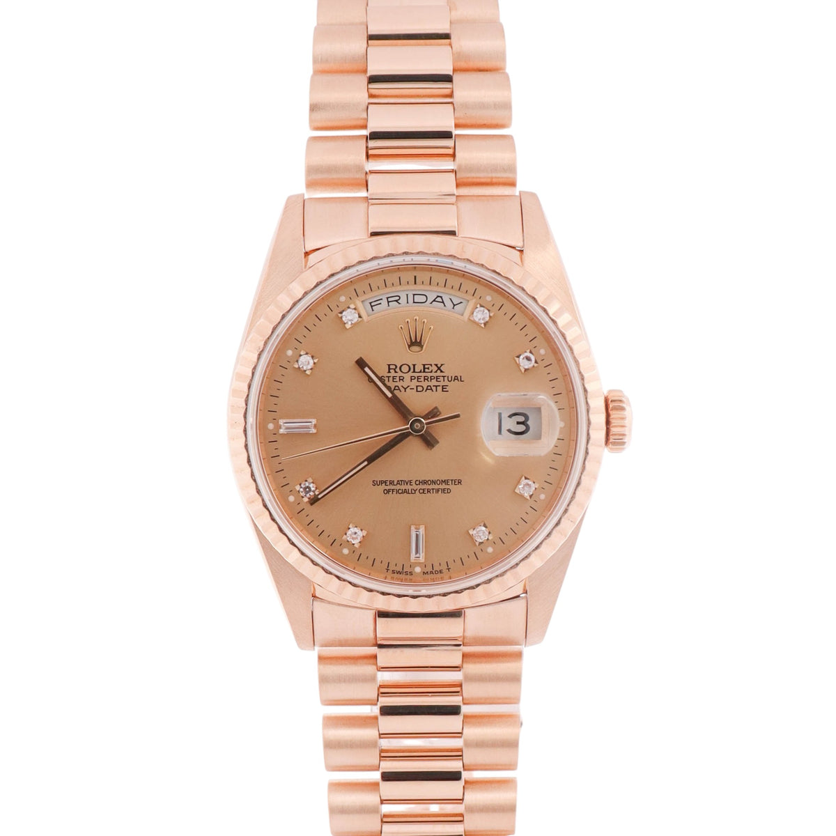 Rolex Day-Date 36mm Champagne Dial Watch Ref# 18238