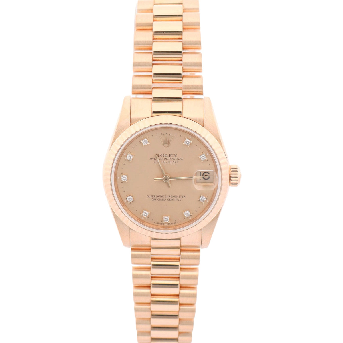 Rolex Datejust 31mm Champagne Dial Watch Ref# 68278