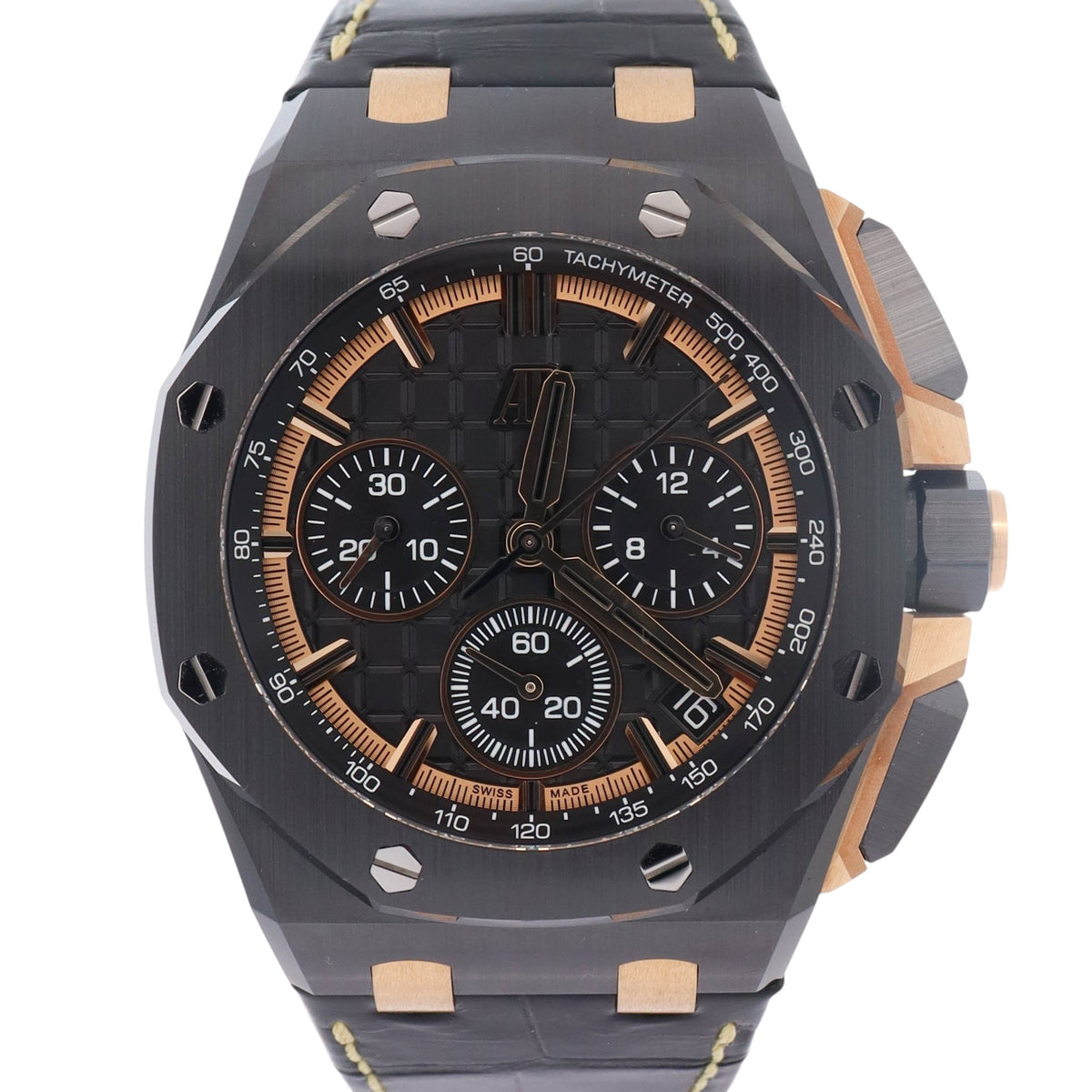 Audemars Piguet Royal Oak Offshore 43mm Black Chronograph Dial Watch Ref# 26420CE.OO.A127CR.01