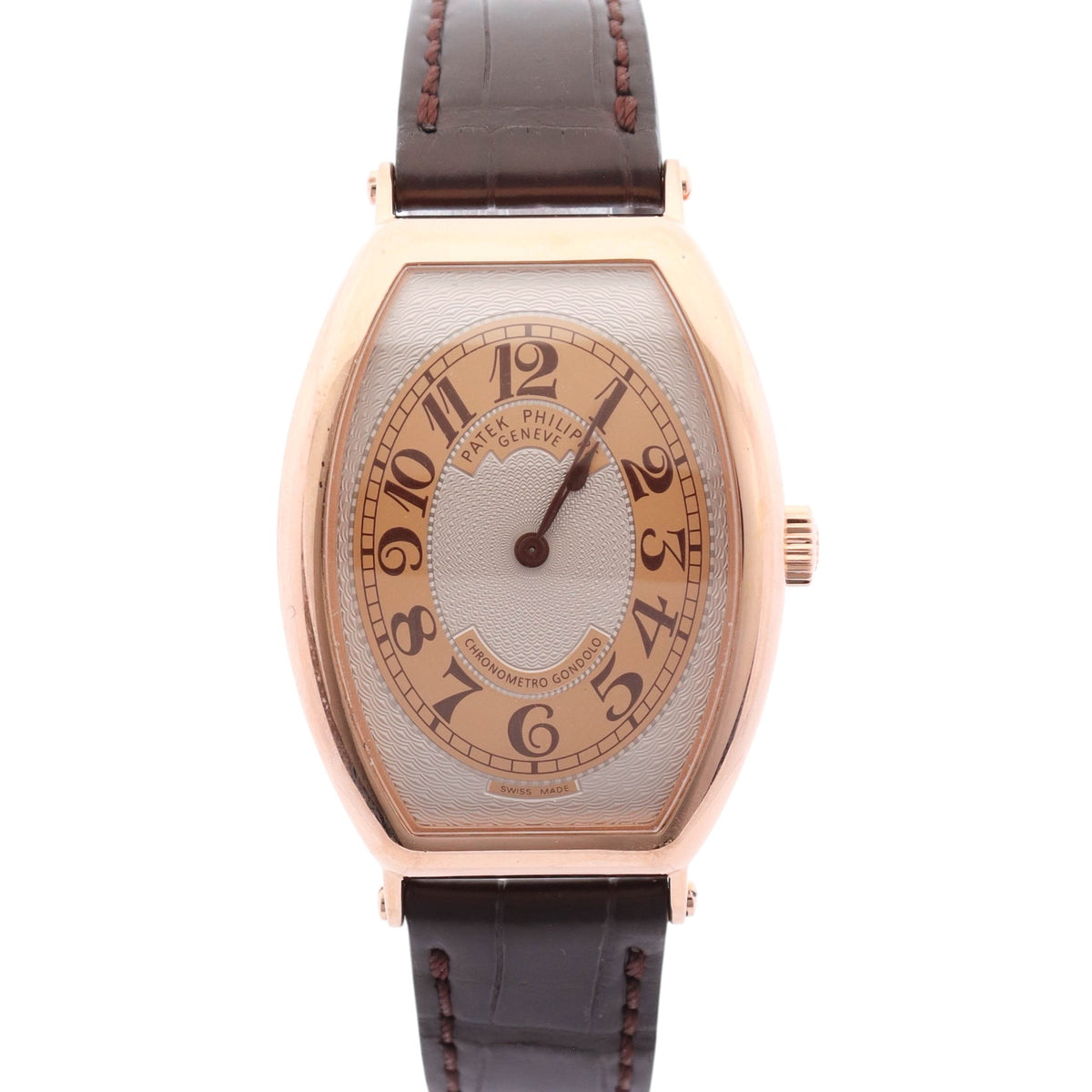 Patek Philippe Gondolo 32 x 42 mm Silver Dial Watch Ref# 5098R-001