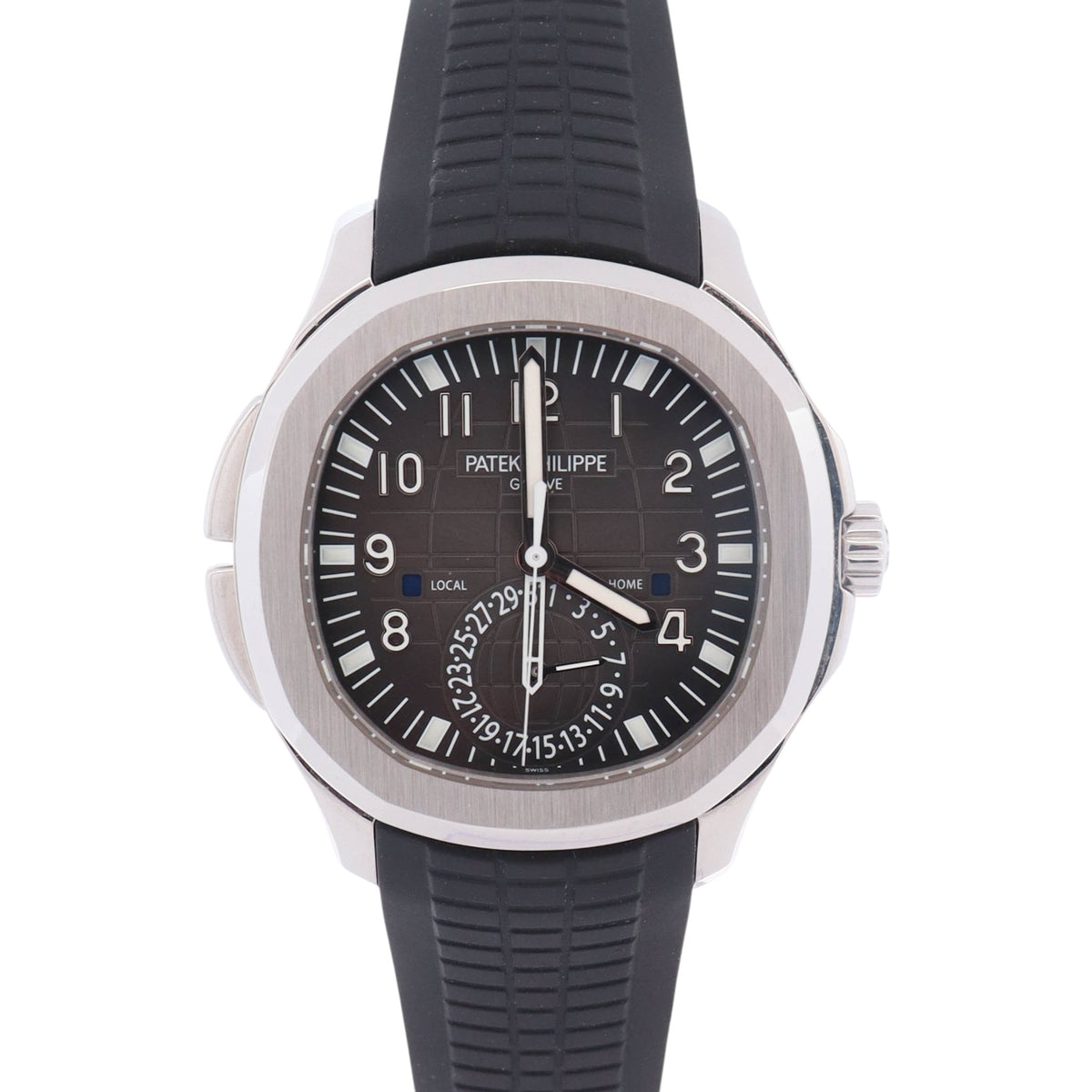Patek Philippe Aquanaut 40mm Black Dial Watch Ref# 5164A-001