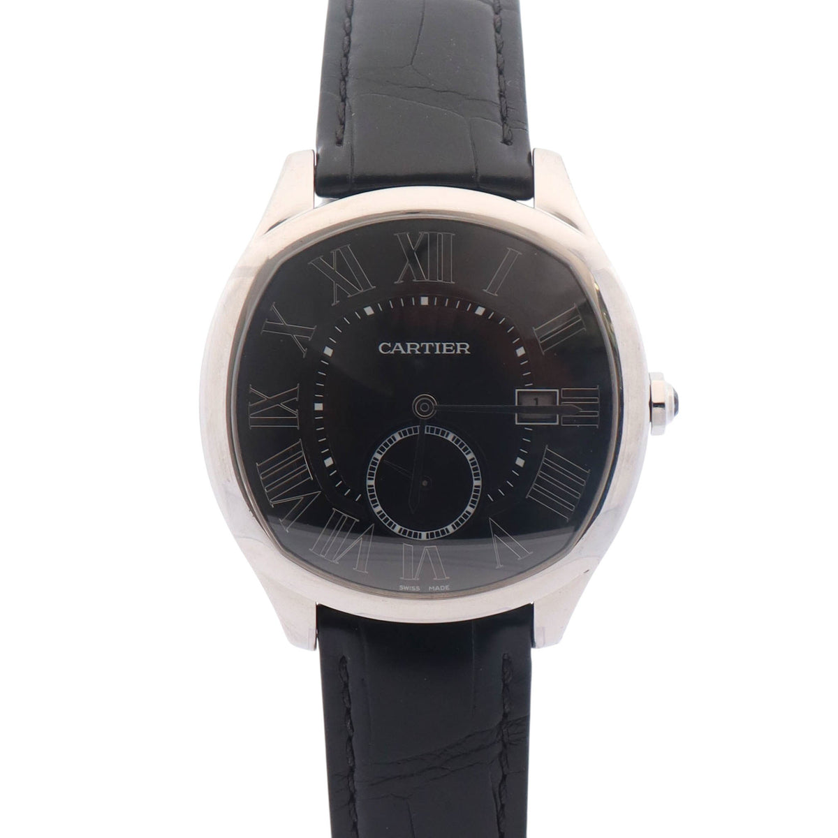Cartier Drive 41mm Black Dial Watch Ref# WSNM0006