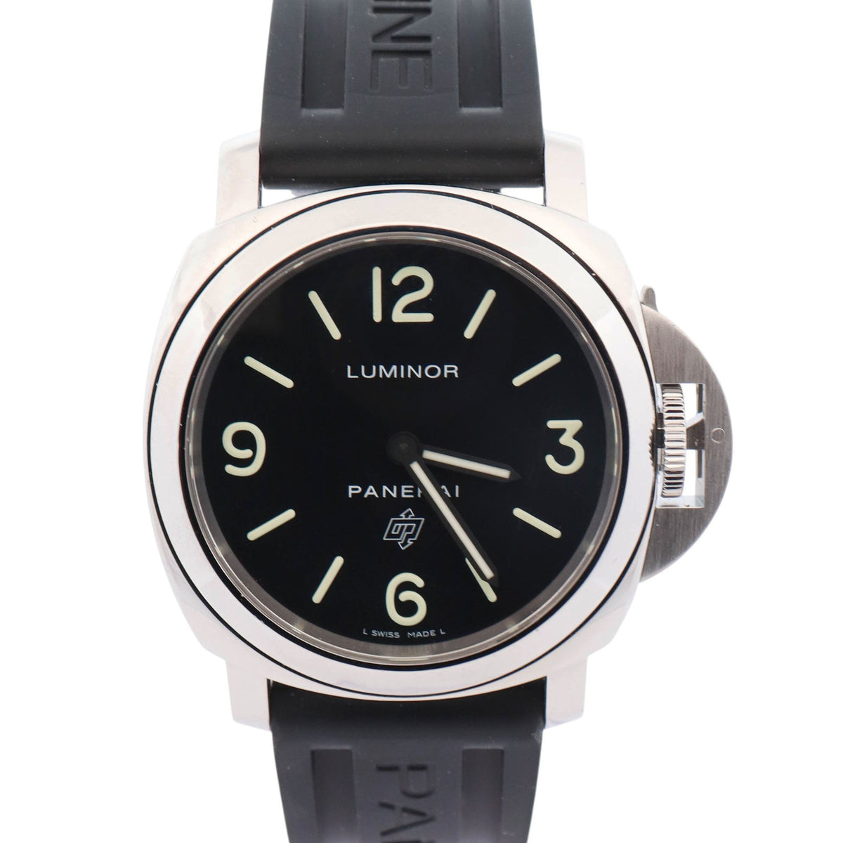Panerai Luminor 44mm Black Dial Watch Ref# PAM01000