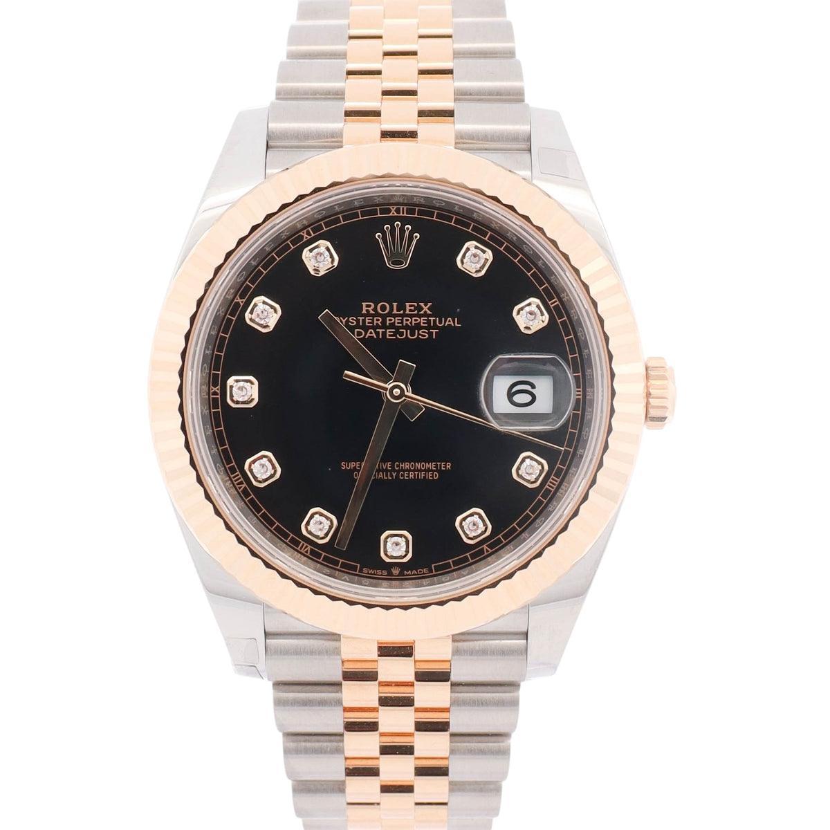 Rolex Datejust 41mm Black Dial Watch Ref# 126333