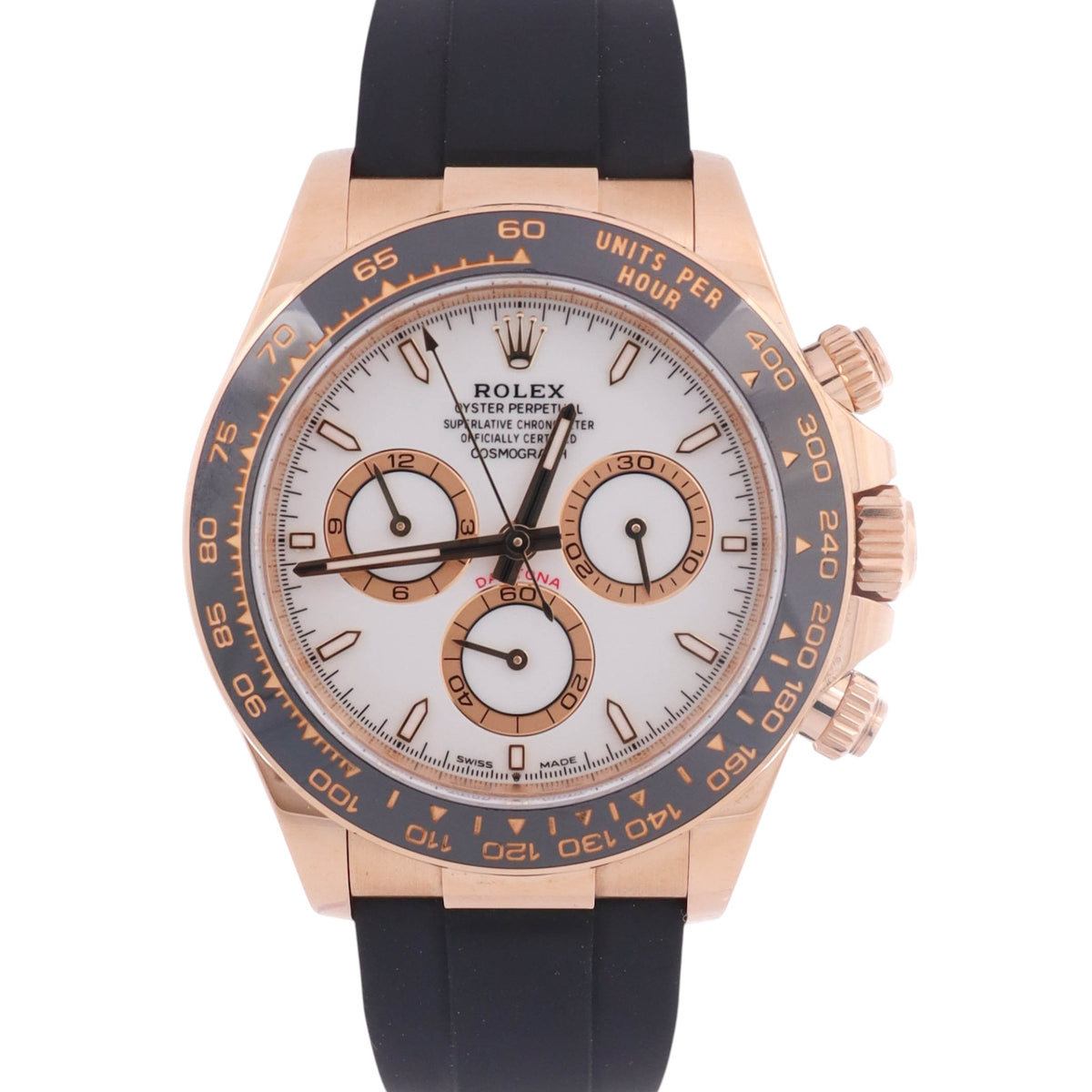 Rolex Daytona 40mm White Dial Watch Ref# 126518LN