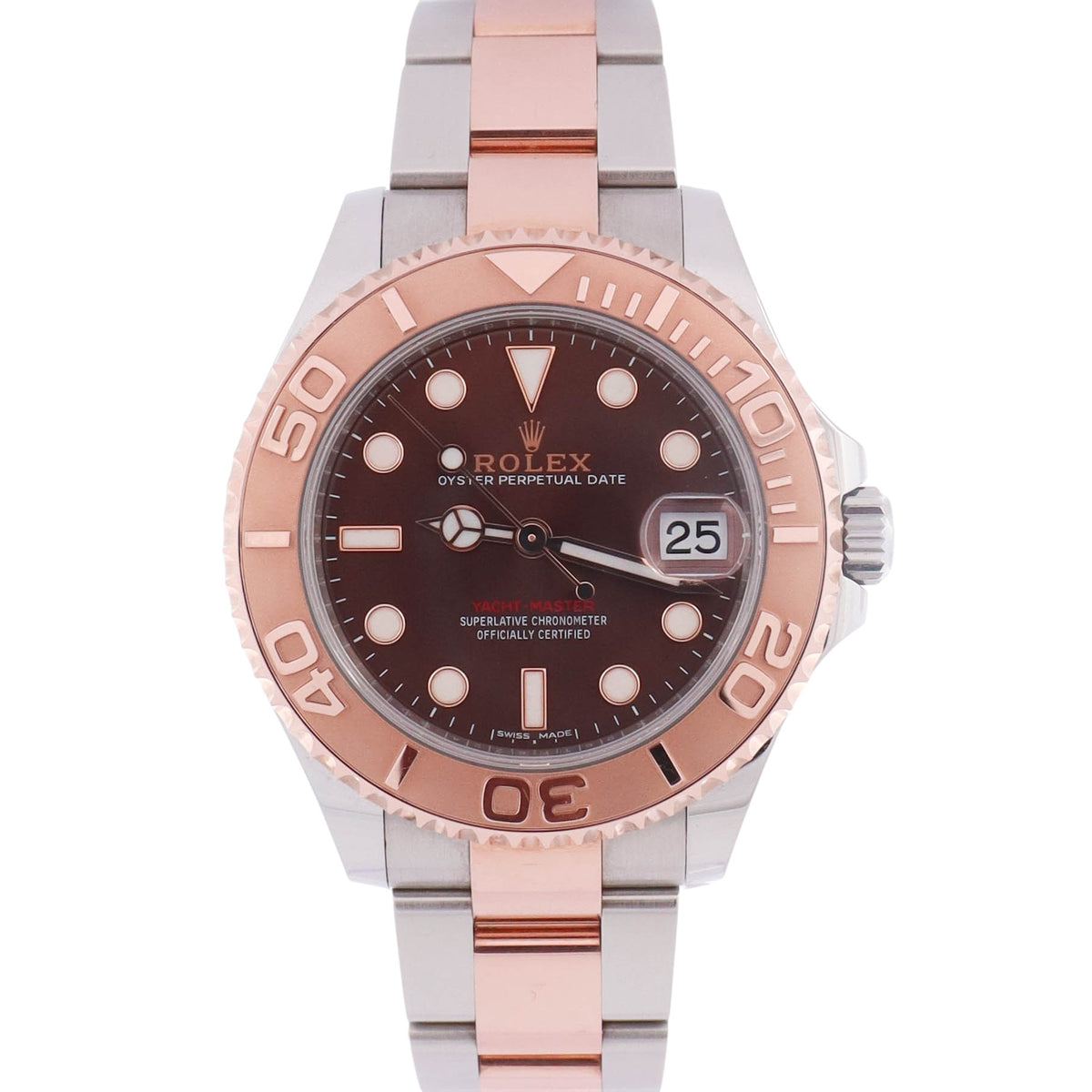 Rolex Yacht-Master 37mm Chocolate Dial Watch Ref# 268621