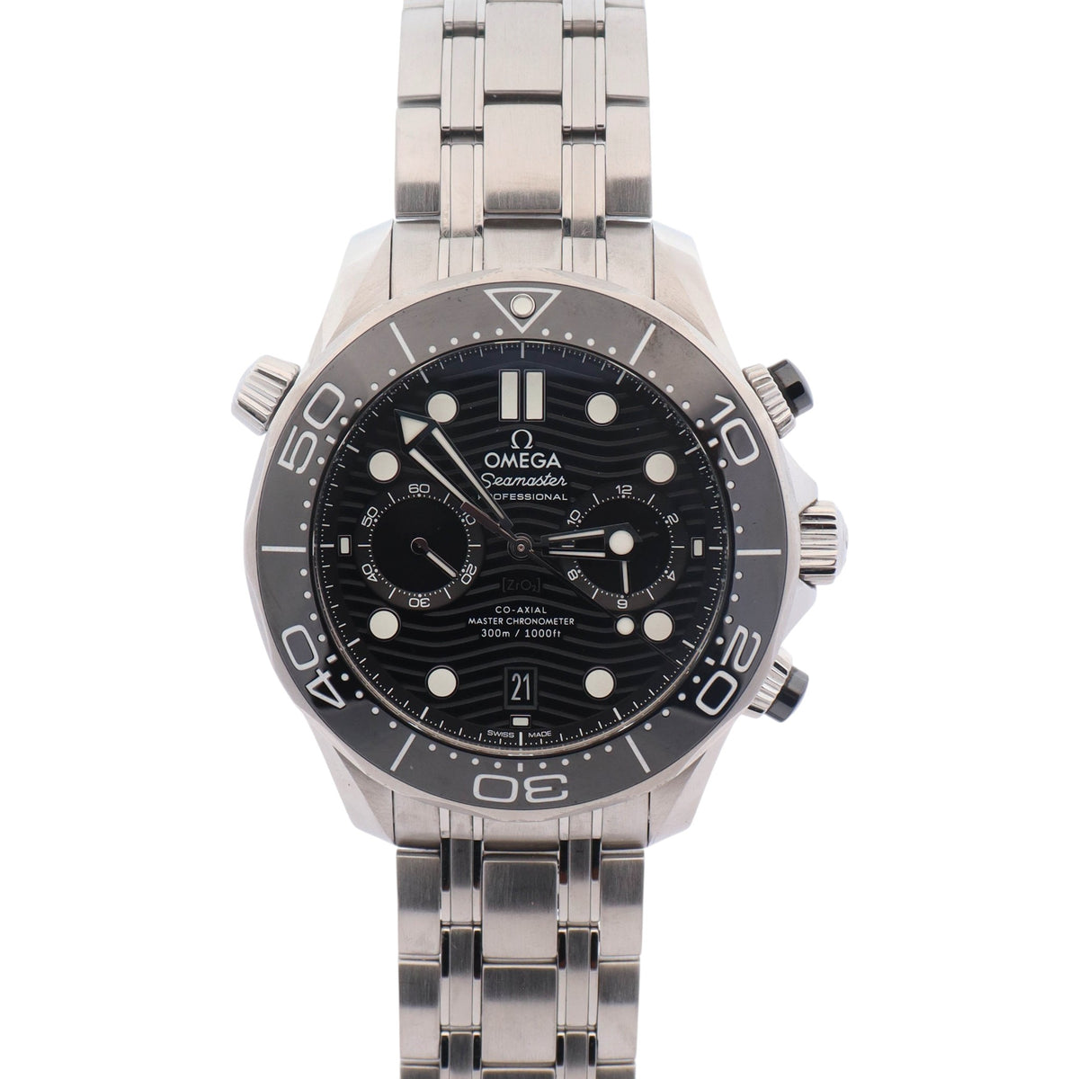 Omega Seamaster Diver 44mm Black Dial Watch Ref# 210.30.44.51.01.001