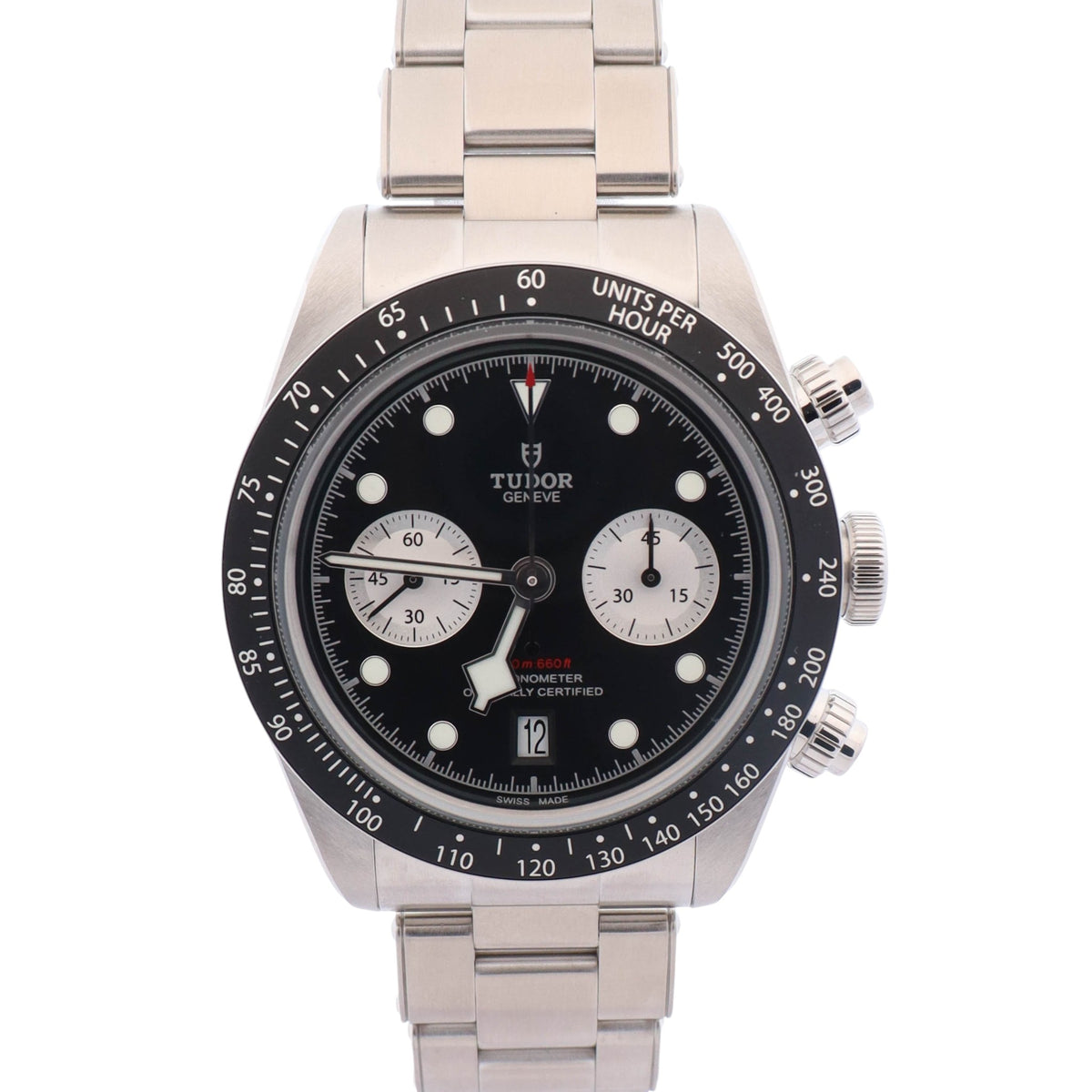 Tudor Black Bay Chrono 41mm Black Chronograph Dial Watch Ref# 79360N