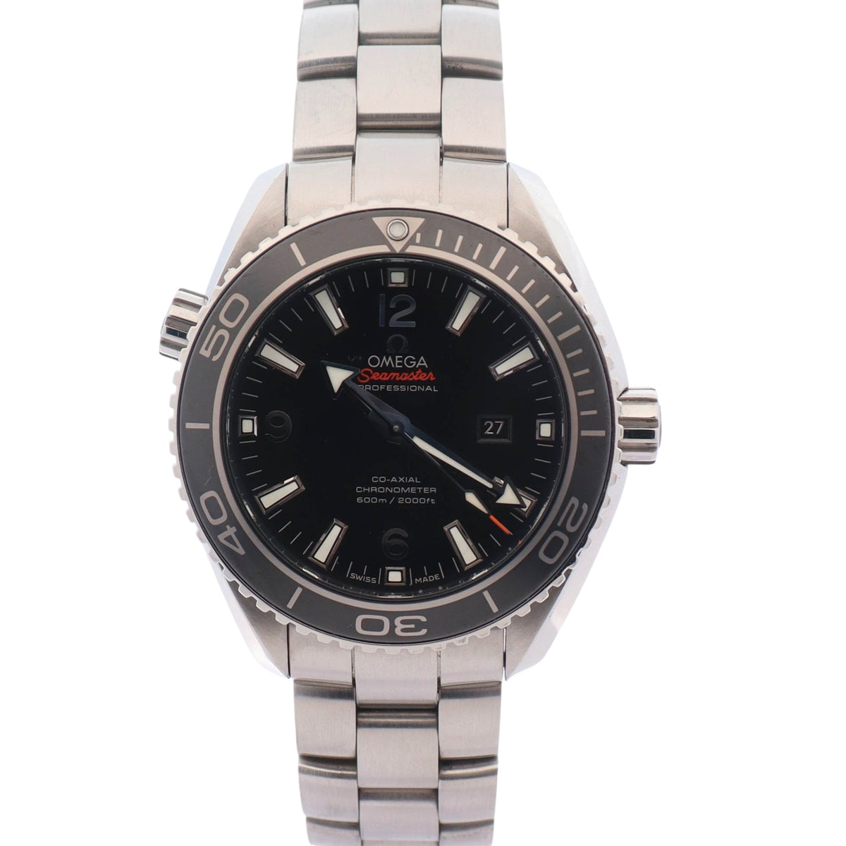 Omega Seamaster 37.50mm Black Dial Watch Ref# 232.30.38.20.01.001