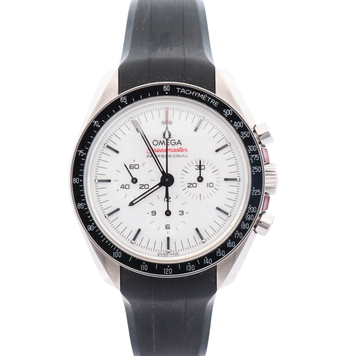 Omega Speedmaster Professional Moonwatch 42mm White Chronograph Dial Watch Reference# 310.32.42.50.04.001