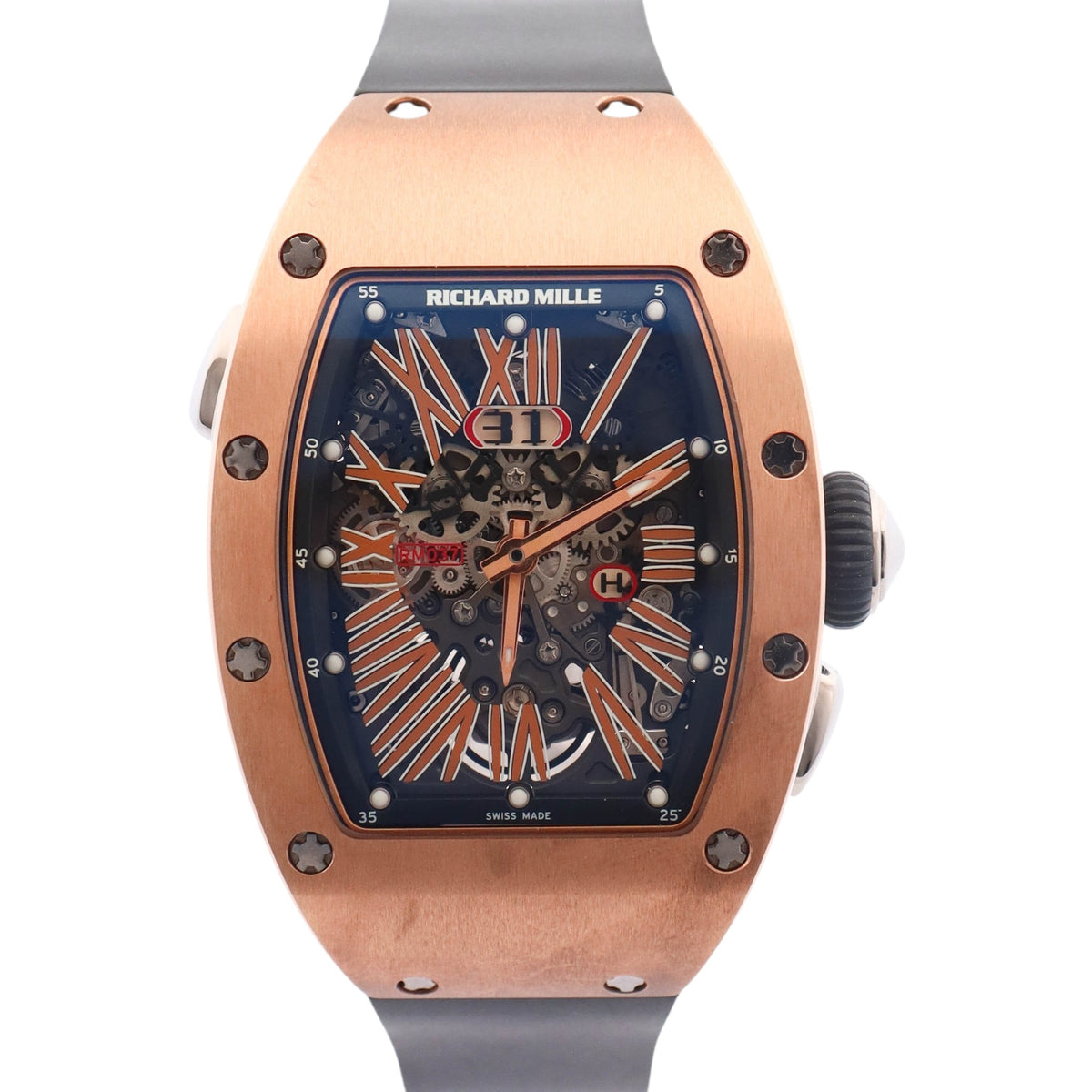 Richard Mille RM037 52.2mm Skeleton Dial Watch Ref# RM037