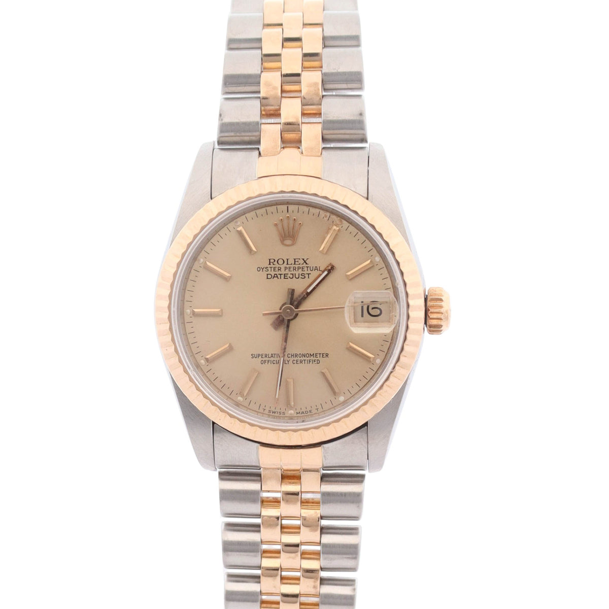 Rolex Datejust 31mm Champagne Dial Watch Ref# 68273