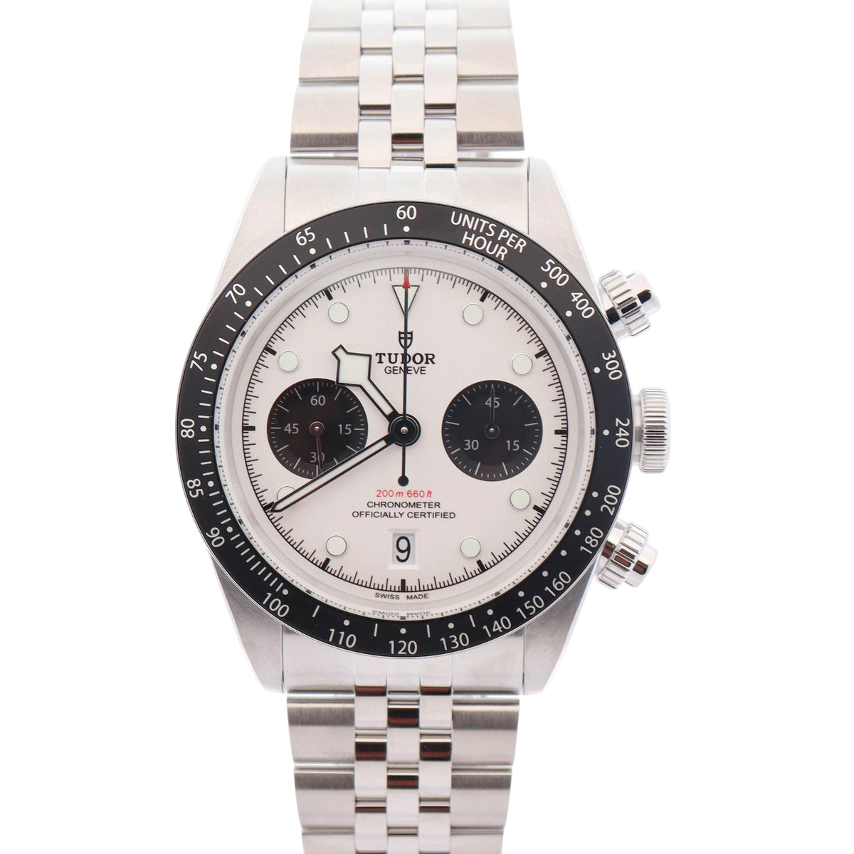 Tudor Black Bay Chrono 41mm White Dial Watch Ref# 79360N