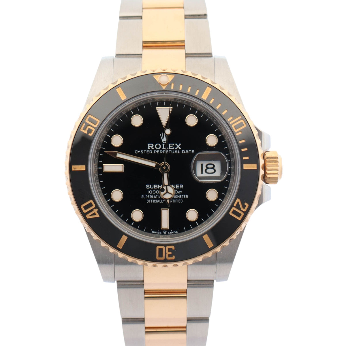Rolex Submariner 41mm Black Dial Watch Ref# 126613LN