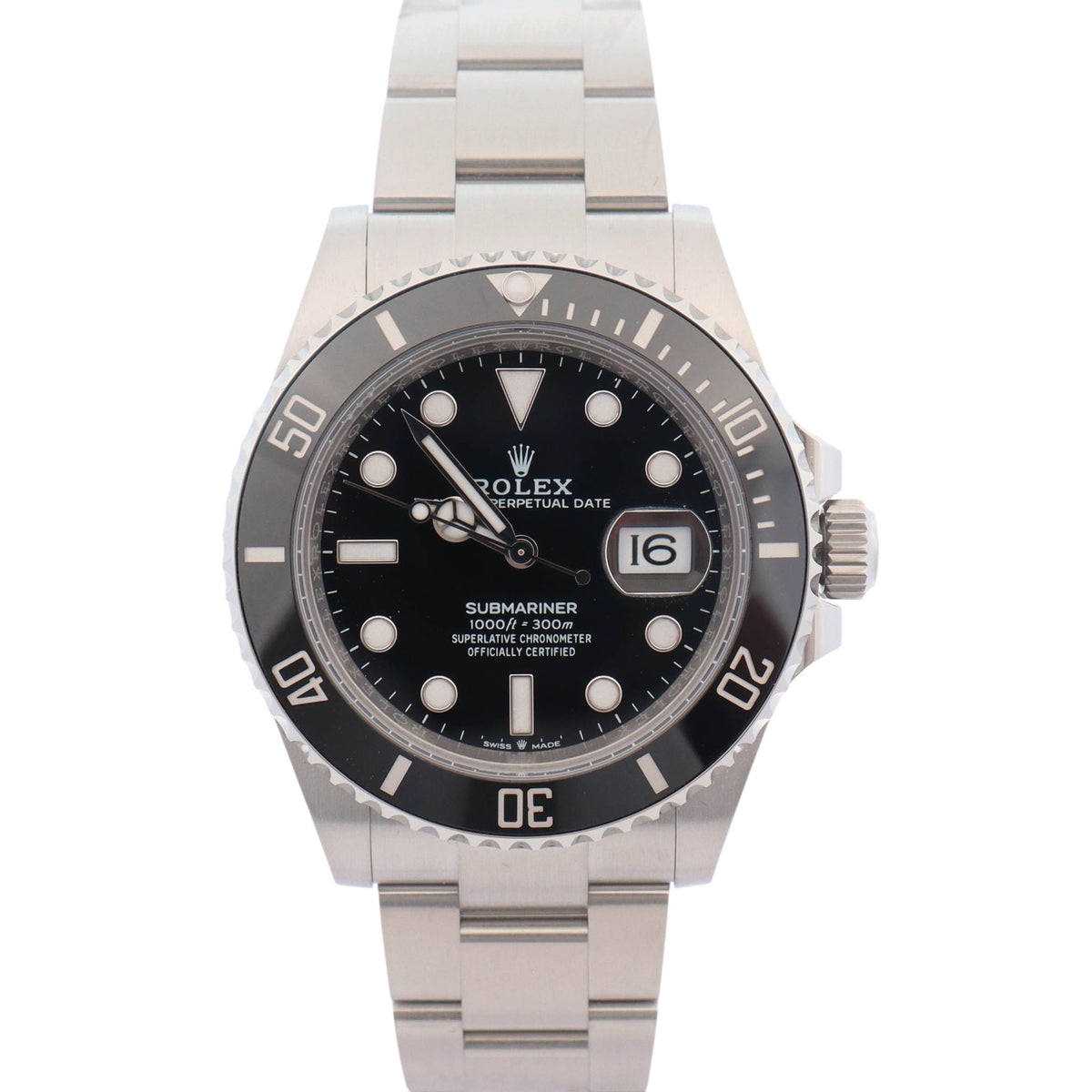 Rolex Submariner 41mm Black Dial Watch Ref# 126610LN - Happy Jewelers Fine Jewelry Lifetime Warranty
