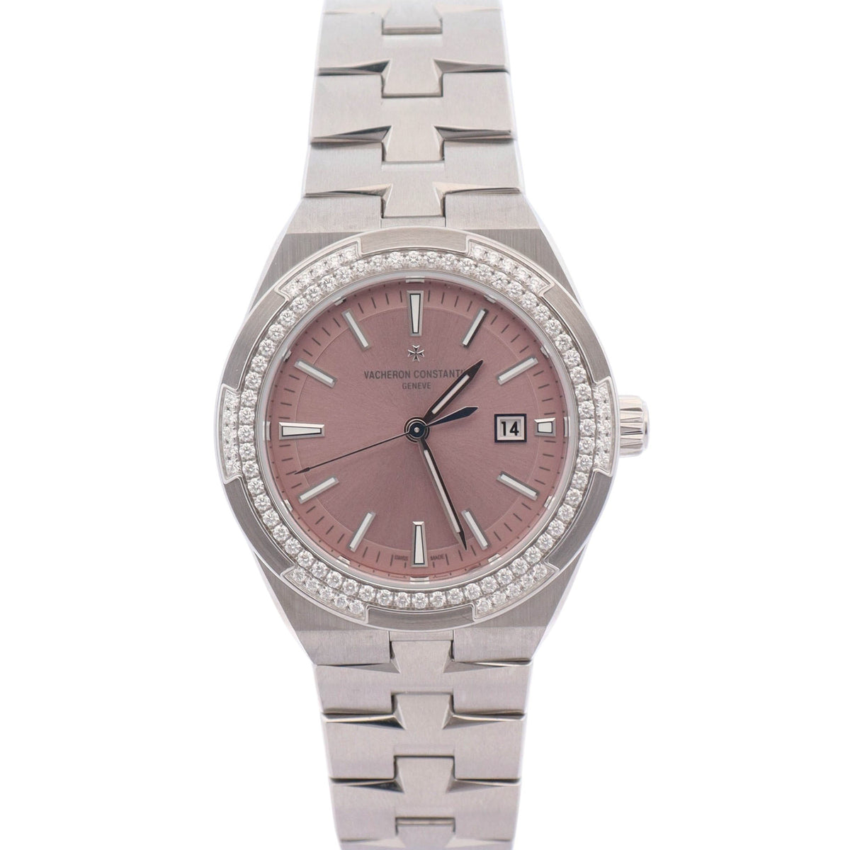 Vacheron Constantin Overseas 35mm Pink Dial Watch Ref# 4605V/200A-B971 - Happy Jewelers Fine Jewelry Lifetime Warranty