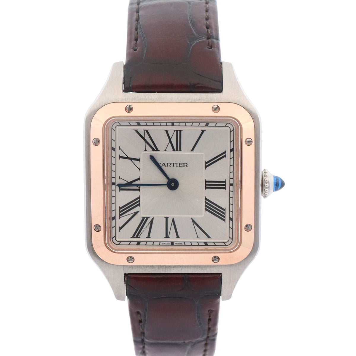 Cartier Santos 31mm White Dial Watch Ref# W2SA0037