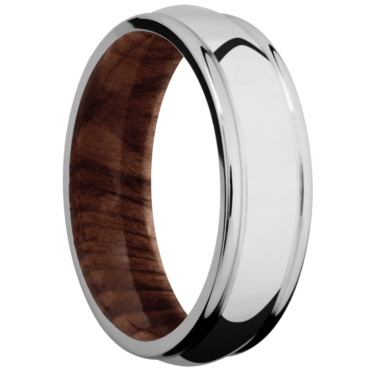 Titanium + Polish , Polish Finish + Sequoia - Happy Jewelers Fine Jewelry Lifetime Warranty