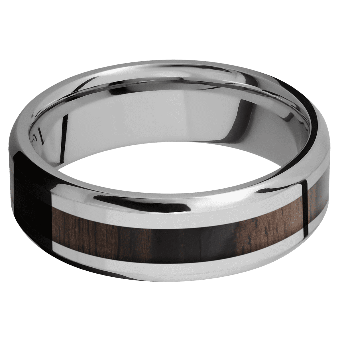 Titanium + Polish , Polish Finish - Happy Jewelers Fine Jewelry Lifetime Warranty