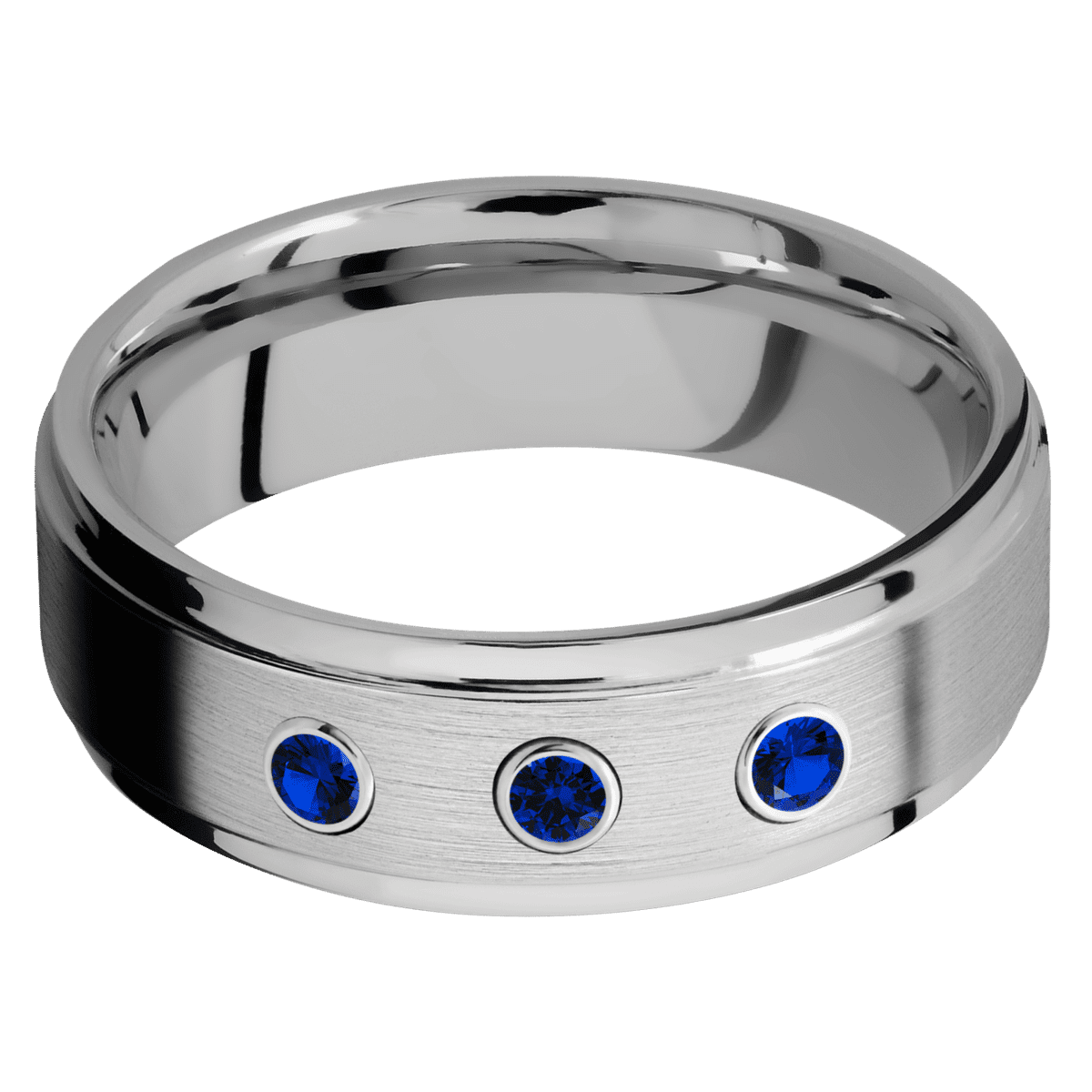Titanium + Satin , Polish Finish - Happy Jewelers Fine Jewelry Lifetime Warranty