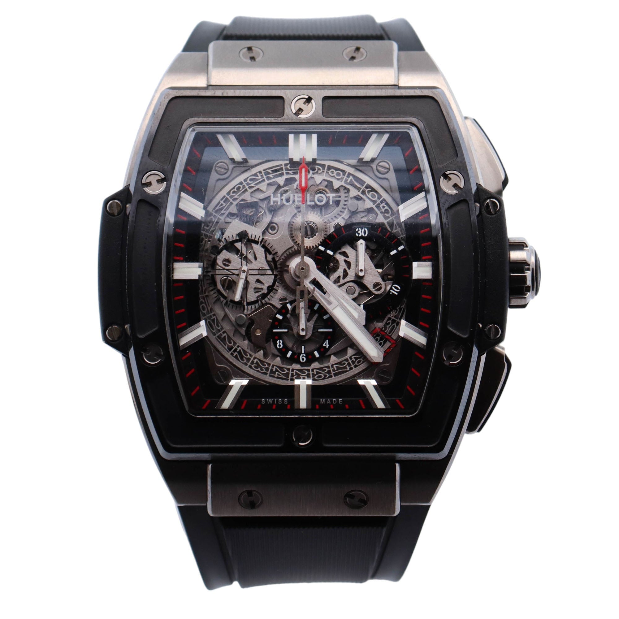 Hublot Spirit of Big Bang 51mm Openwork Dial Ref# 601.NM.0173.LR - Happy Jewelers Fine Jewelry Lifetime Warranty