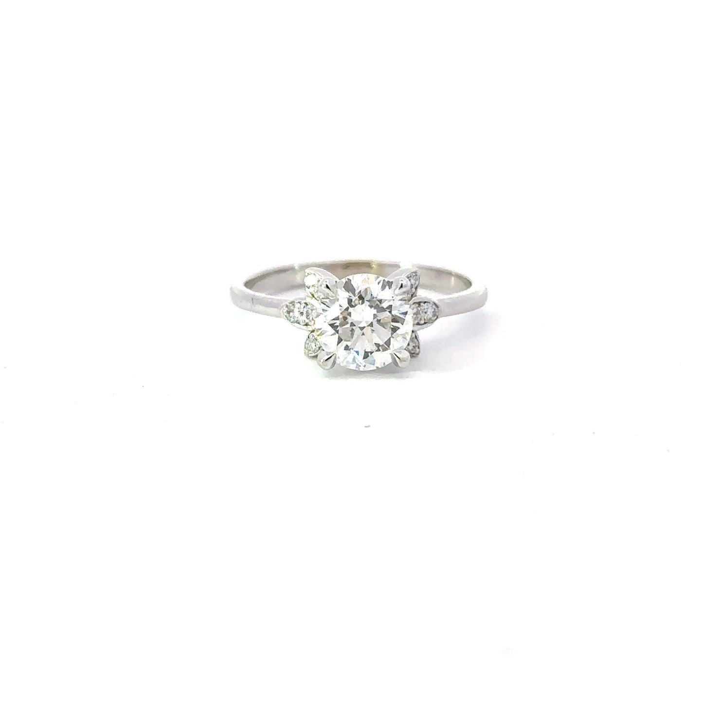 1.54 Carat Round Lab Grown Diamond Engagement Ring - Happy Jewelers Fine Jewelry Lifetime Warranty