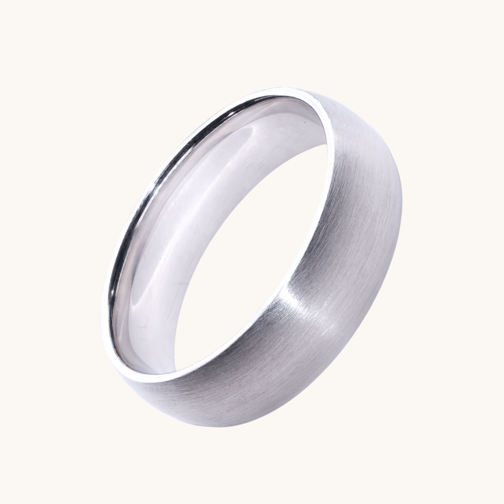 The Brushed Comfort Fit Gold Wedding Band - Happy Jewelers Fine Jewelry Lifetime Warranty