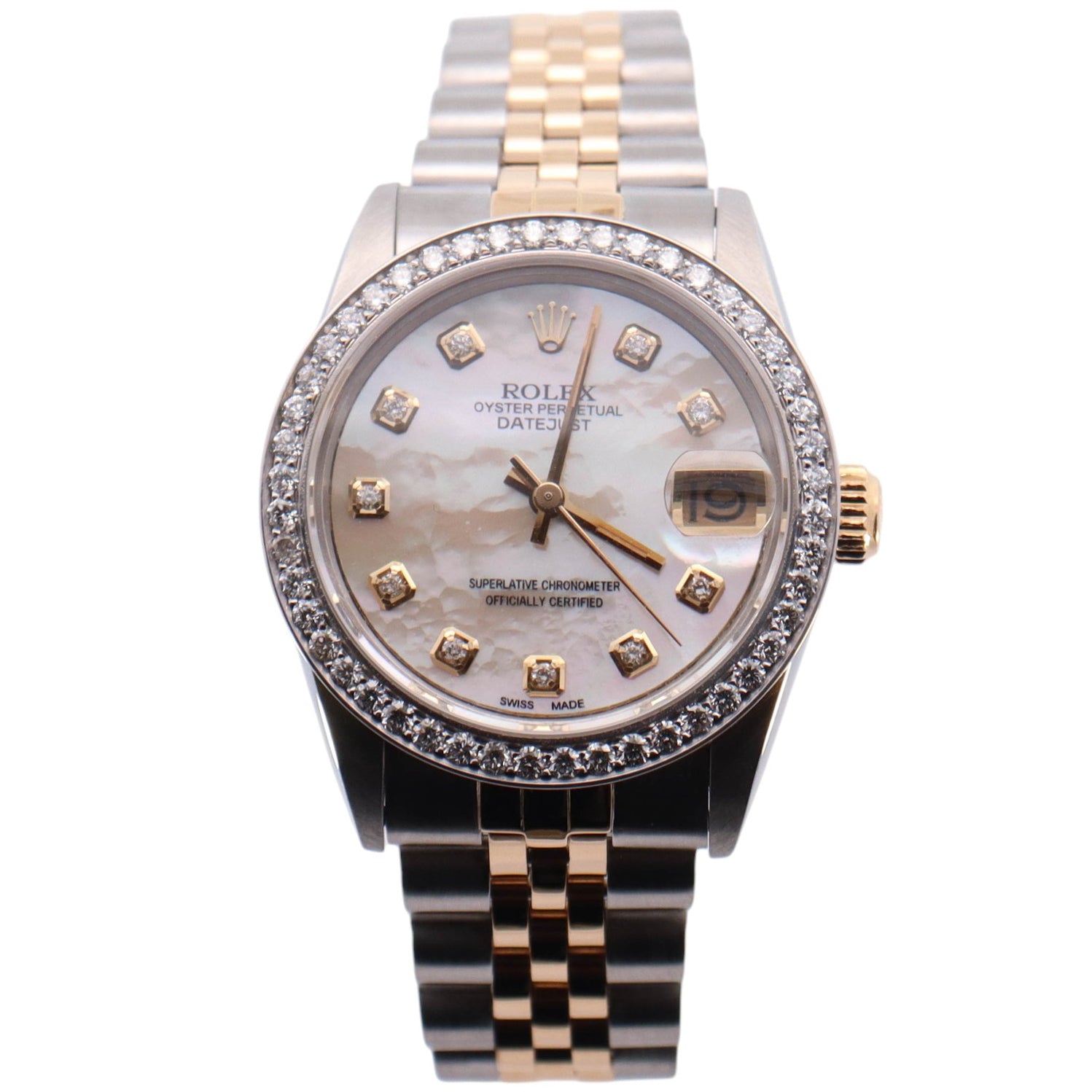 Rolex Datejust 31mm MOP Dial Watch Ref# 68273 - Happy Jewelers Fine Jewelry Lifetime Warranty