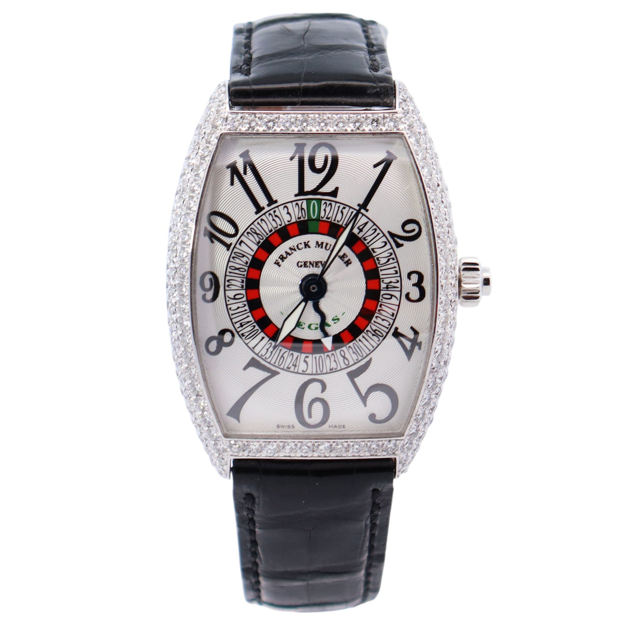 Franck Muller Cintree 34mm White Dial Watch Ref# 6850 VEGAS D - Happy Jewelers Fine Jewelry Lifetime Warranty