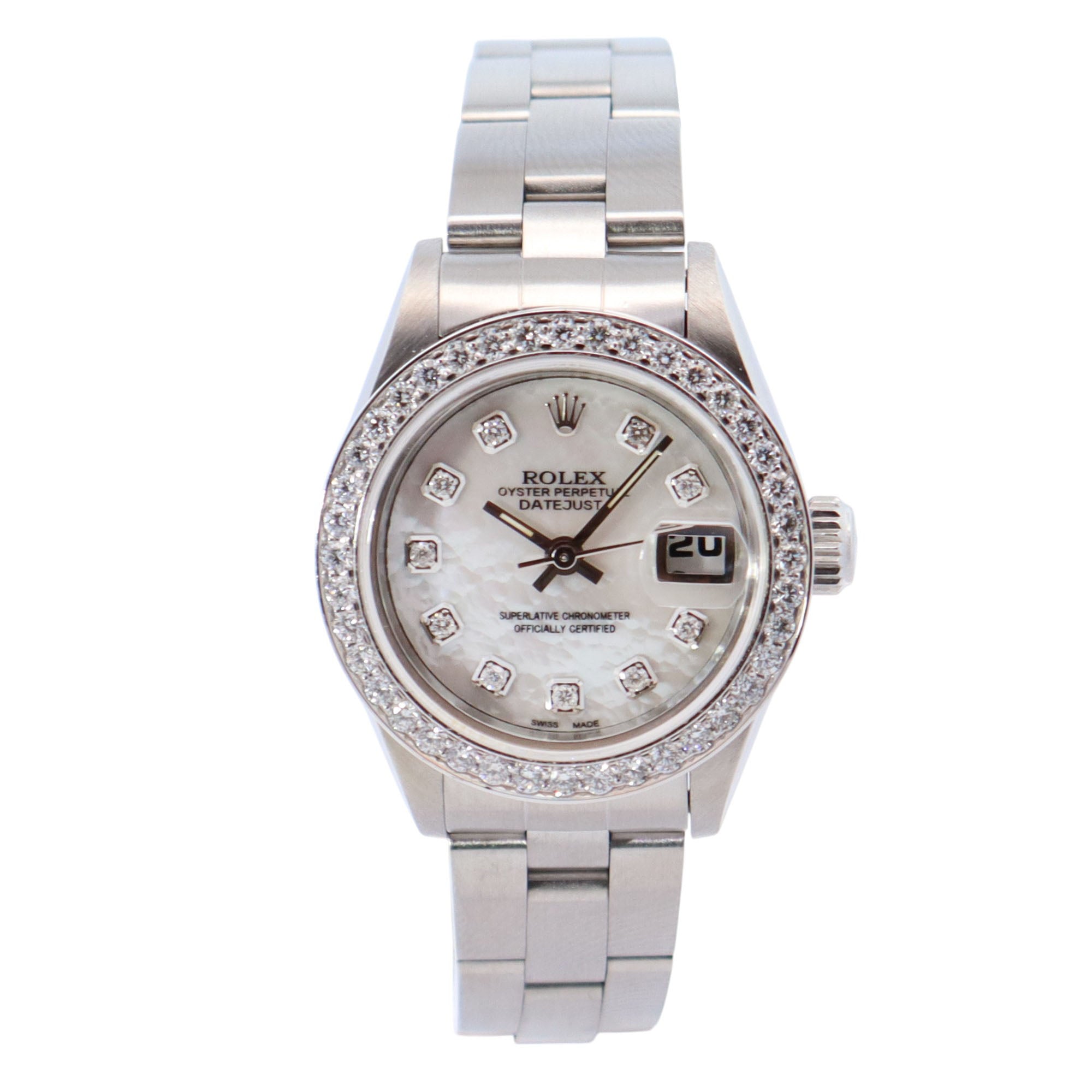 Rolex Datejust 26mm MOP Dial Watch Ref# 69160 - Happy Jewelers Fine Jewelry Lifetime Warranty