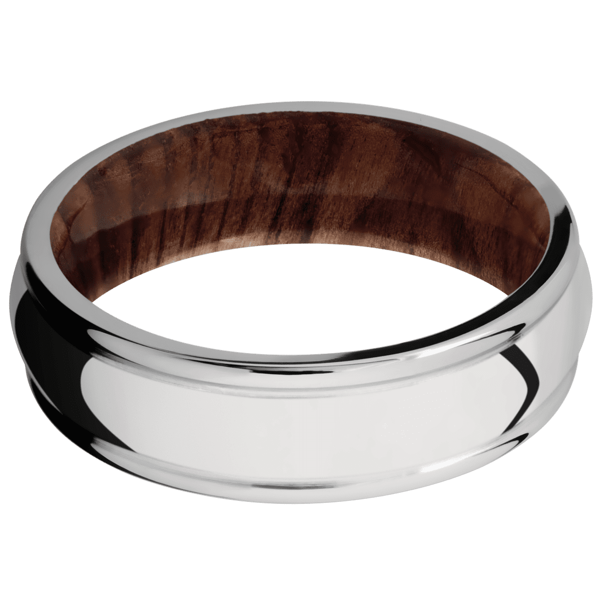 Titanium + Polish , Polish Finish + Sequoia - Happy Jewelers Fine Jewelry Lifetime Warranty