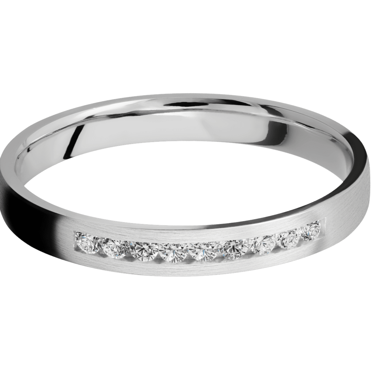 14K White Gold + Satin Finish - Happy Jewelers Fine Jewelry Lifetime Warranty