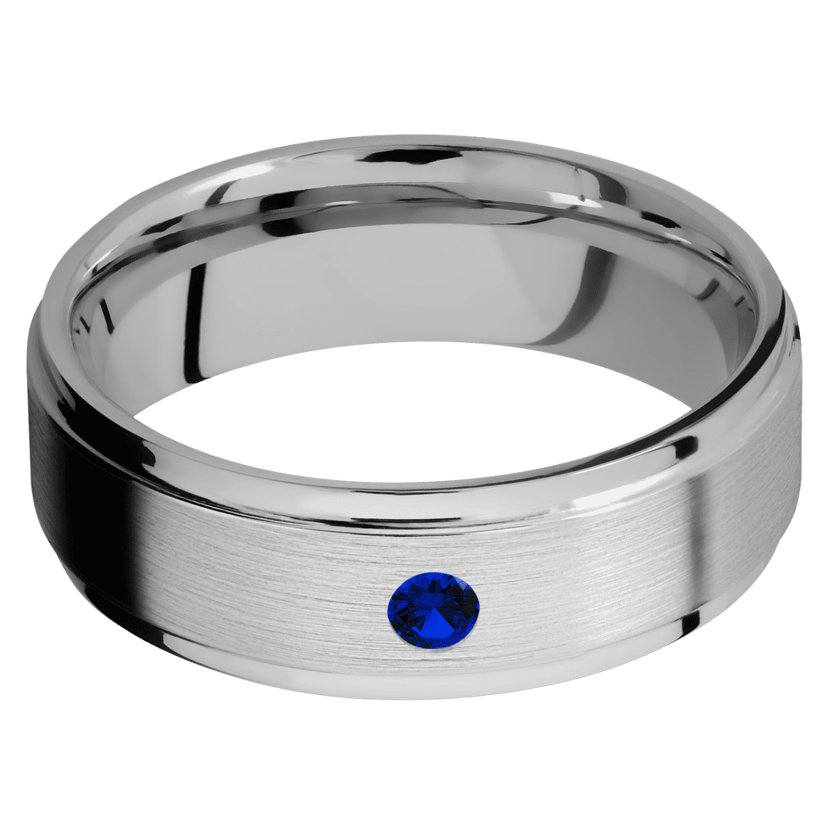 Titanium + Satin , Polish Finish - Happy Jewelers Fine Jewelry Lifetime Warranty
