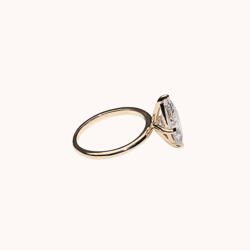 2.54 Marquise Lab Diamond Engagement Ring - Happy Jewelers Fine Jewelry Lifetime Warranty