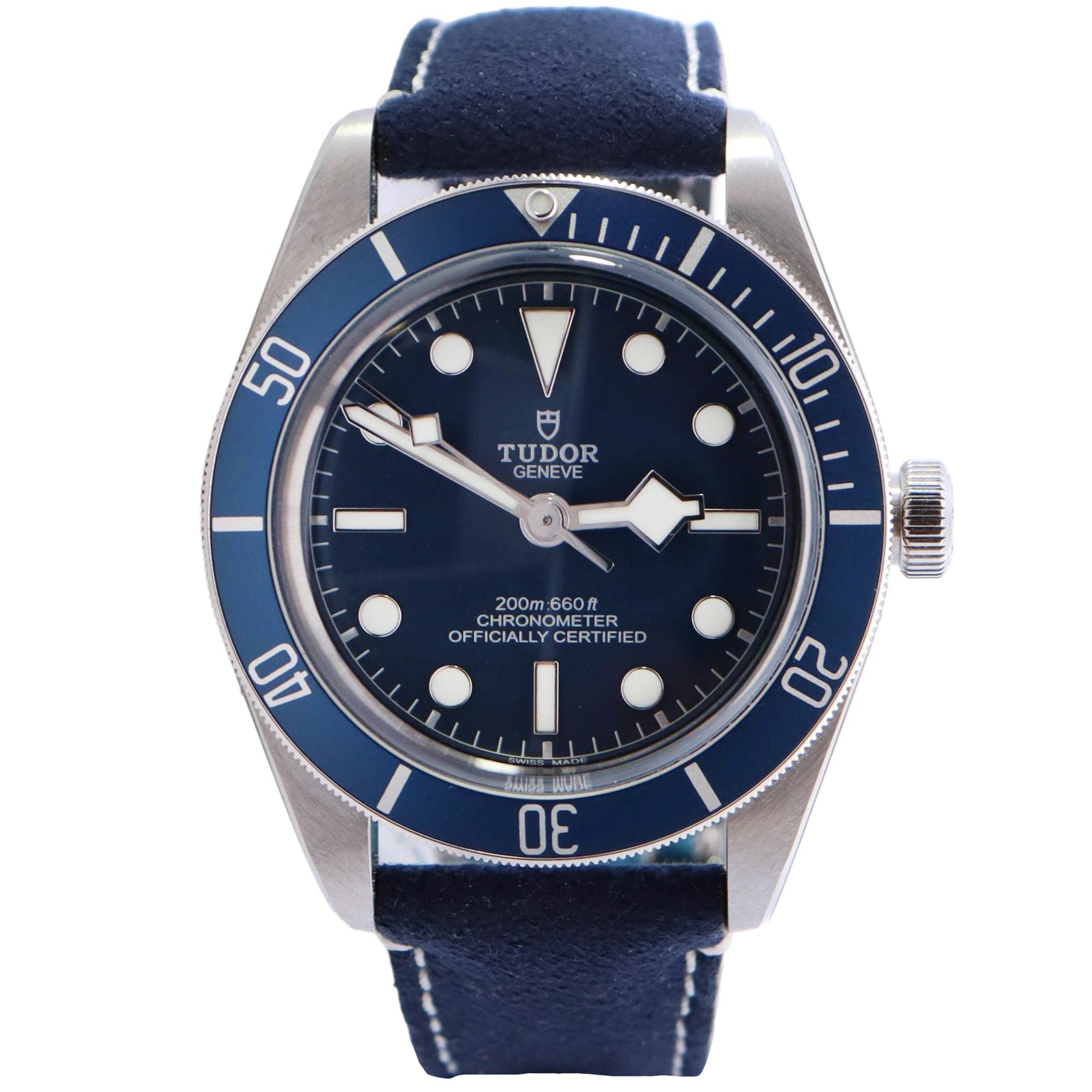 Tudor Black Bay 39mm Blue Dial Watch Ref# 79030B - Happy Jewelers Fine Jewelry Lifetime Warranty