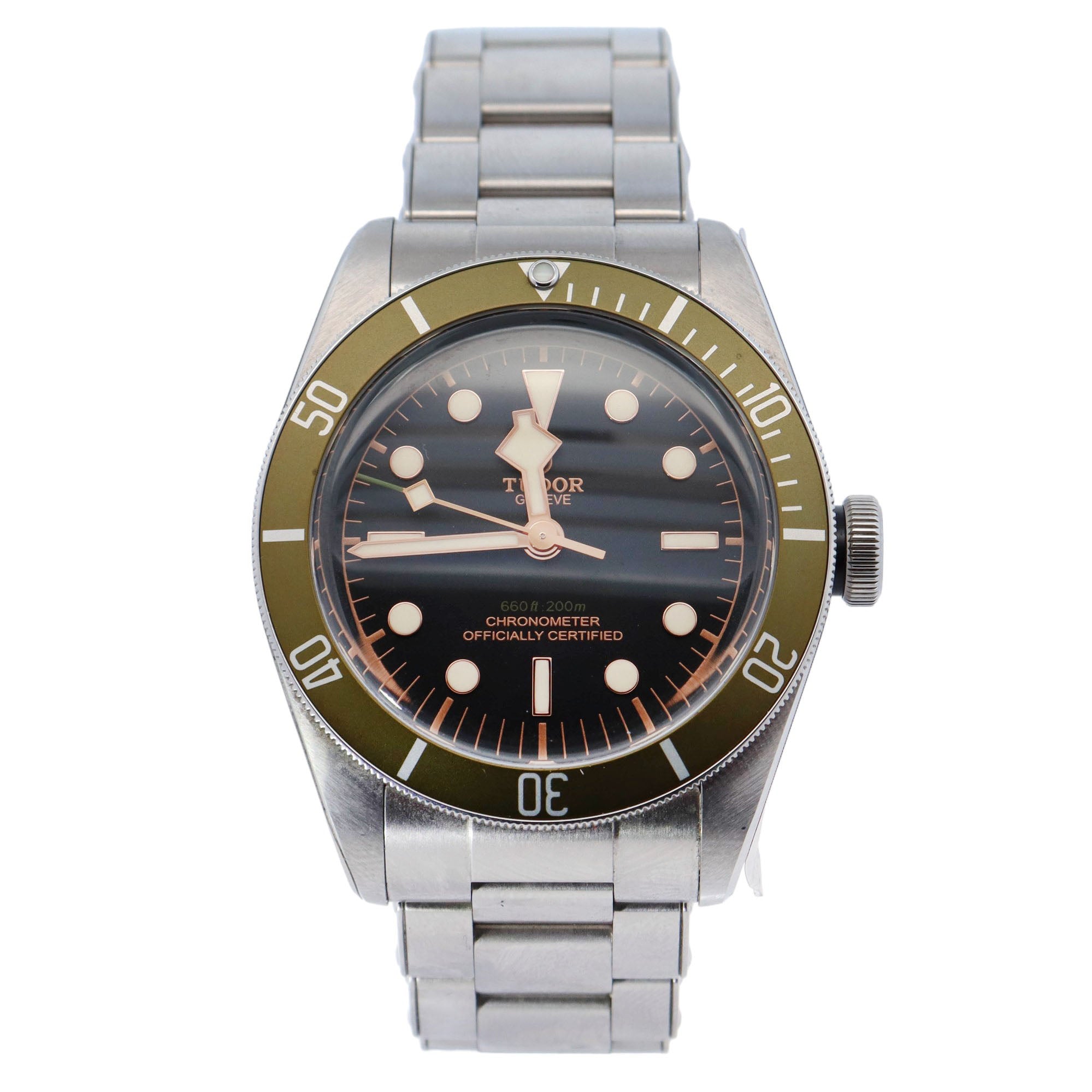 Tudor Black Bay 41mm Black Dial Watch Ref# 79230G - Happy Jewelers Fine Jewelry Lifetime Warranty